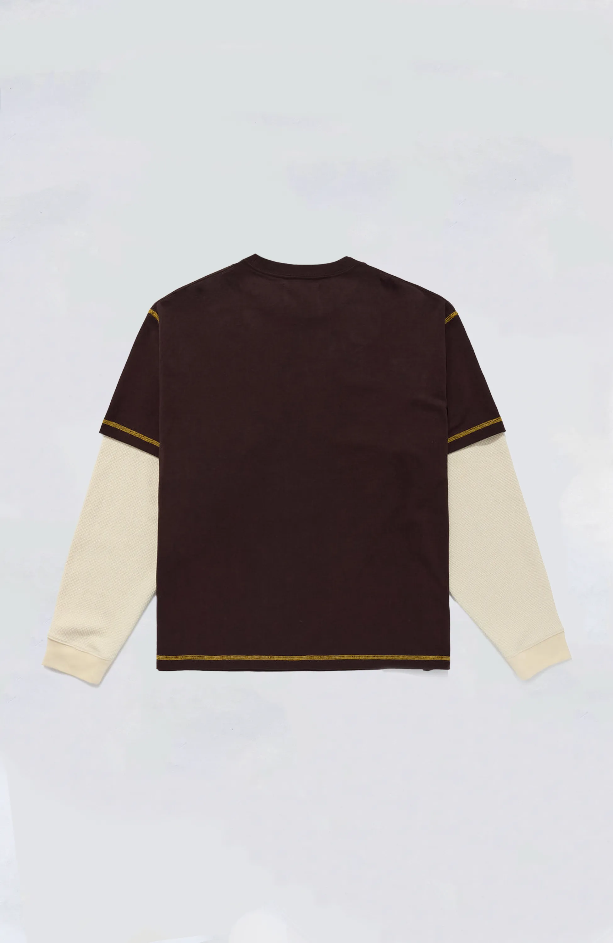 Awake NY - Waffle Layered Contrast Stitch Tee