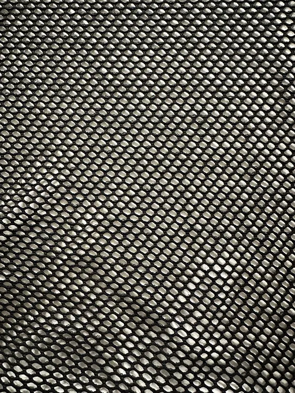 Black Mesh Knit Fabric