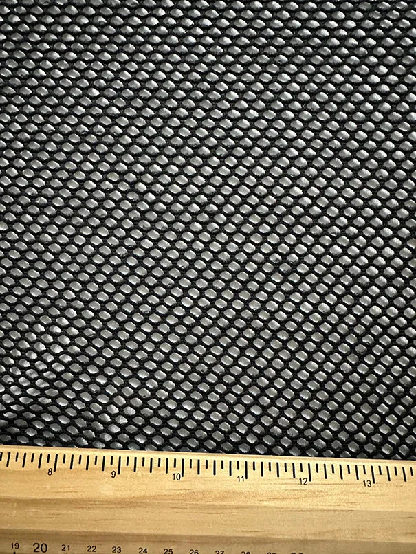 Black Mesh Knit Fabric