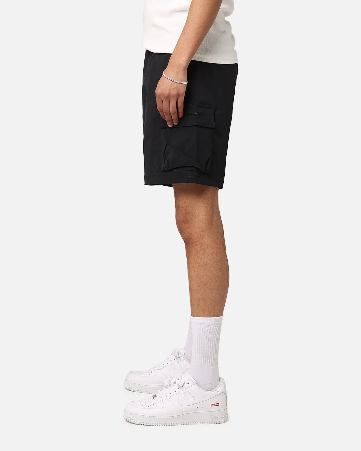 Champion Rebound Script Hike Short Black