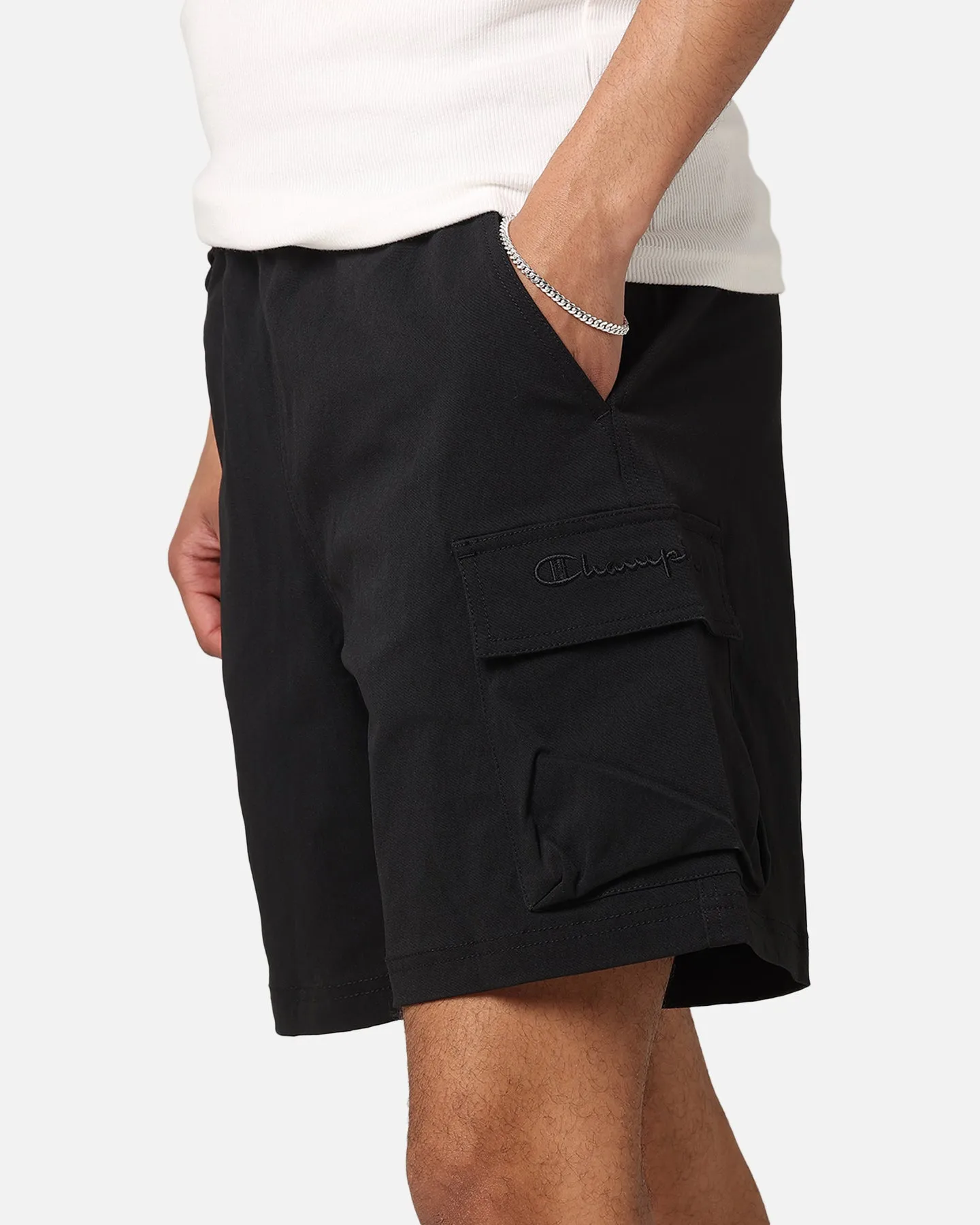 Champion Rebound Script Hike Short Black