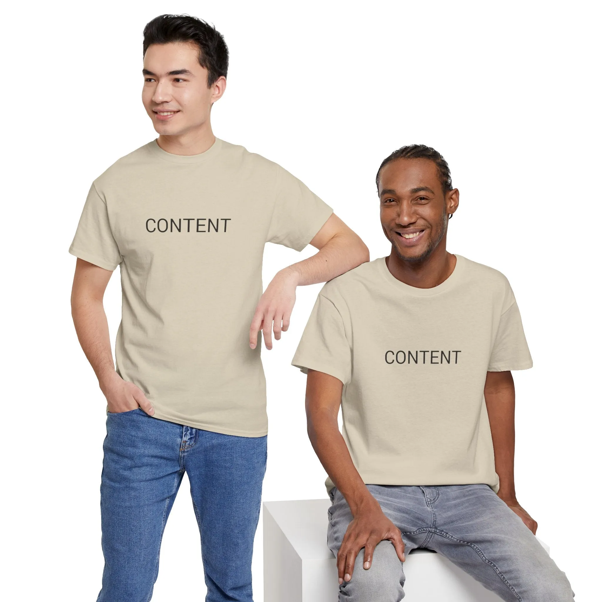 CONTENT TEE BY CULTUREEDIT AVAILABLE IN 13 COLORS