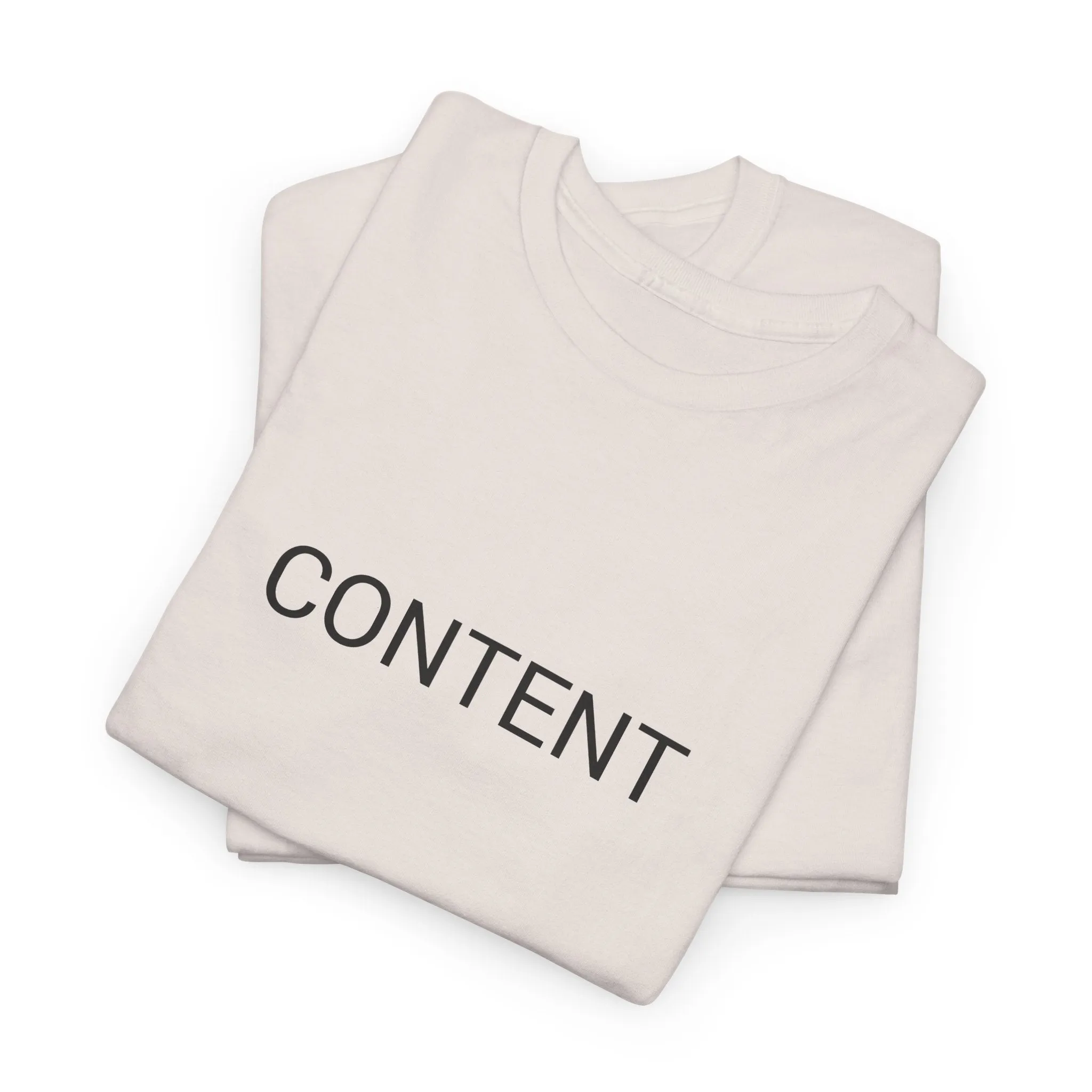 CONTENT TEE BY CULTUREEDIT AVAILABLE IN 13 COLORS