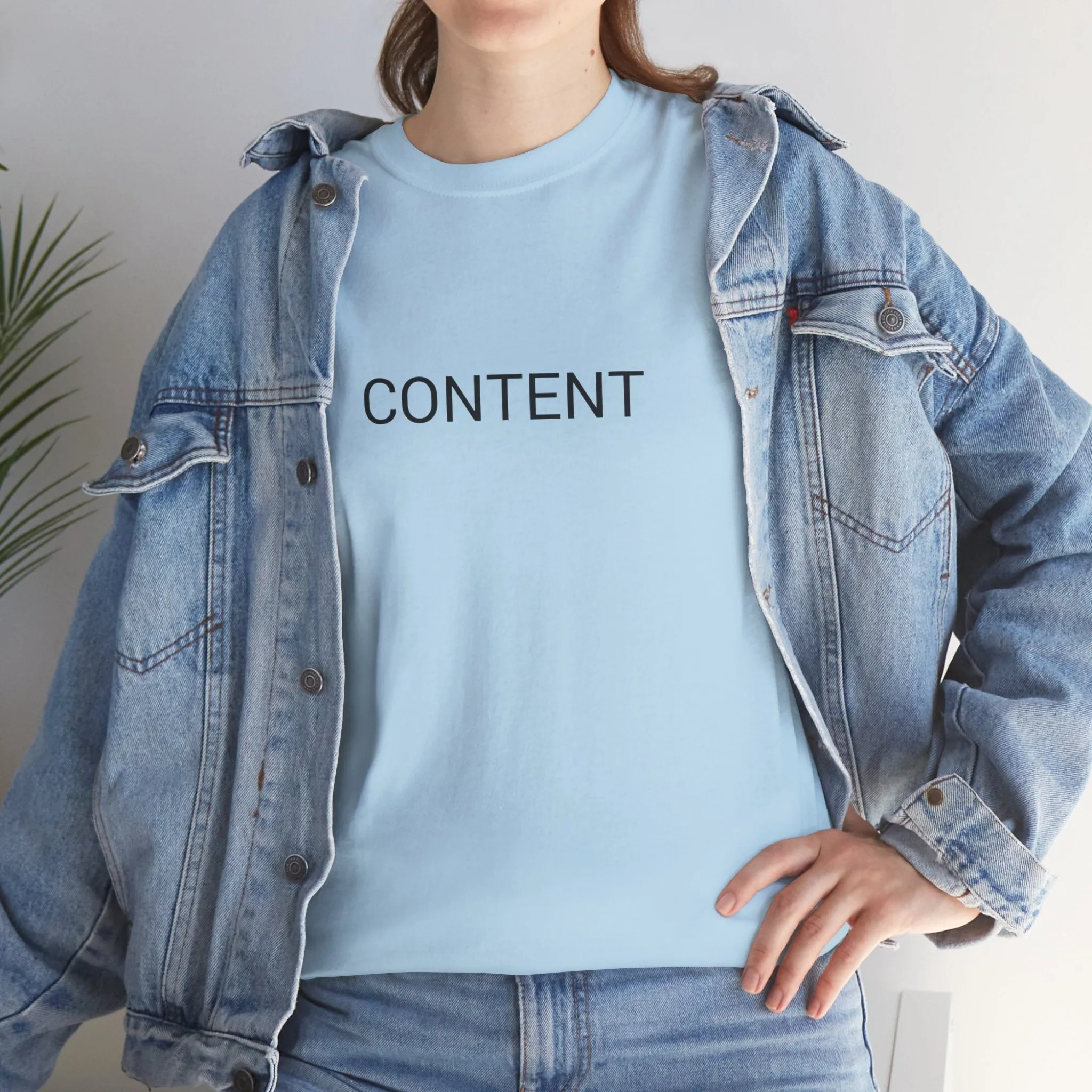 CONTENT TEE BY CULTUREEDIT AVAILABLE IN 13 COLORS