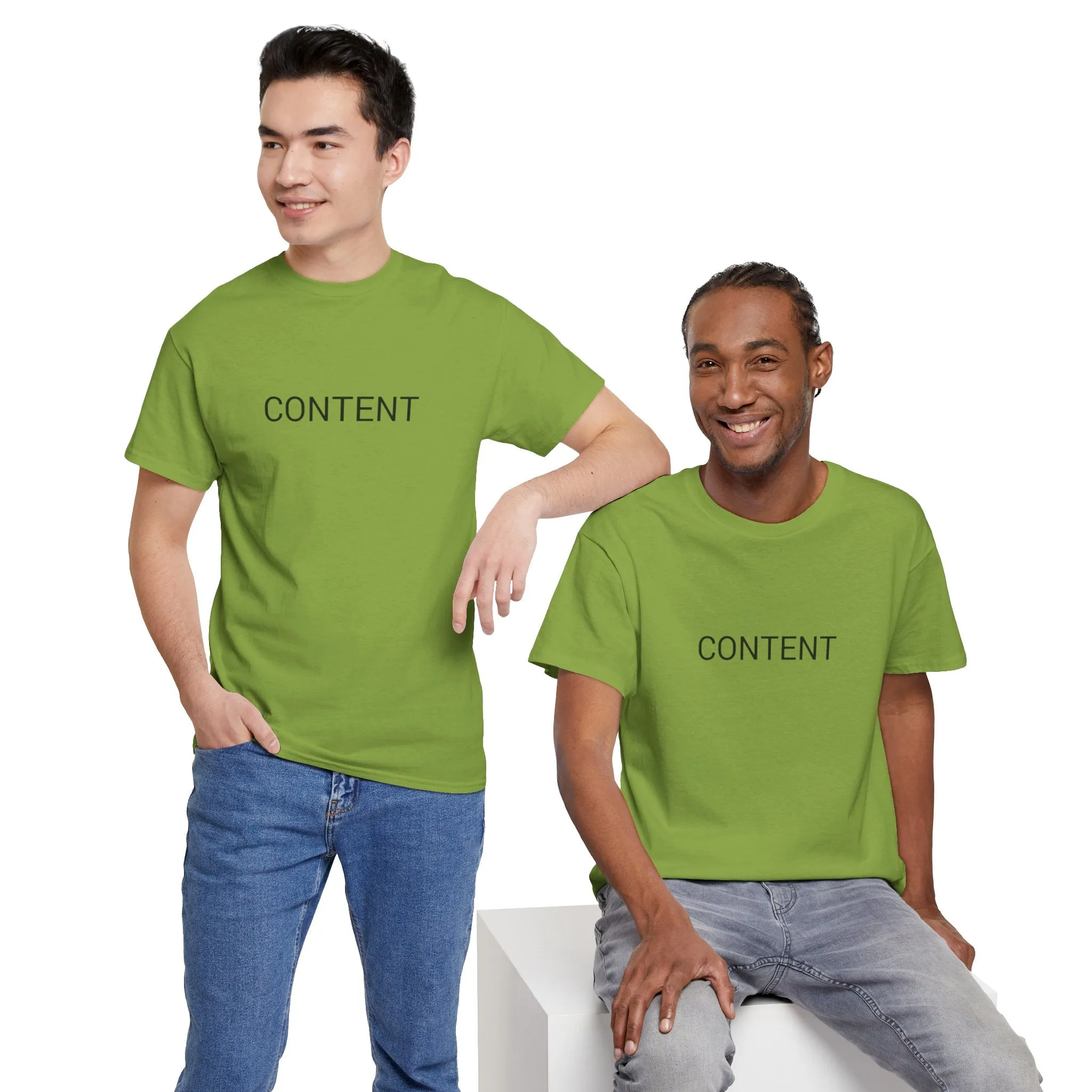 CONTENT TEE BY CULTUREEDIT AVAILABLE IN 13 COLORS