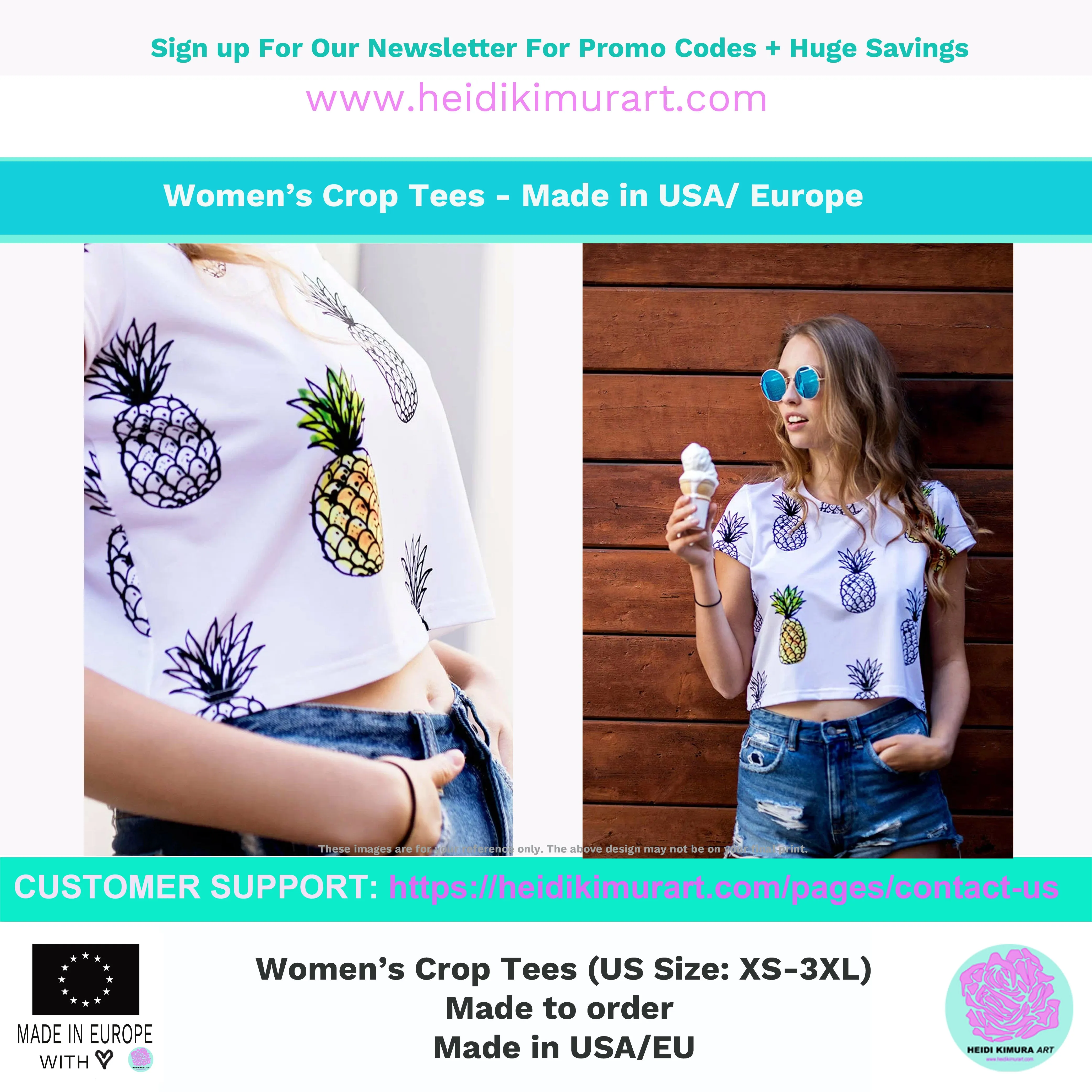 Cute Solid Pink Crop Tee, Minimalist Modern Women's Print Crop T-Shirt-Made in USA/EU