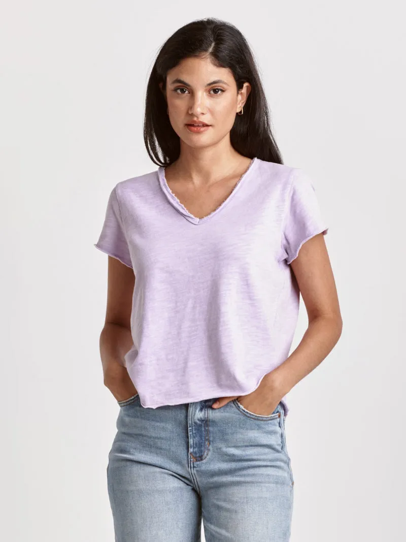 Dear John Vanya Short Sleeve Slub Tee