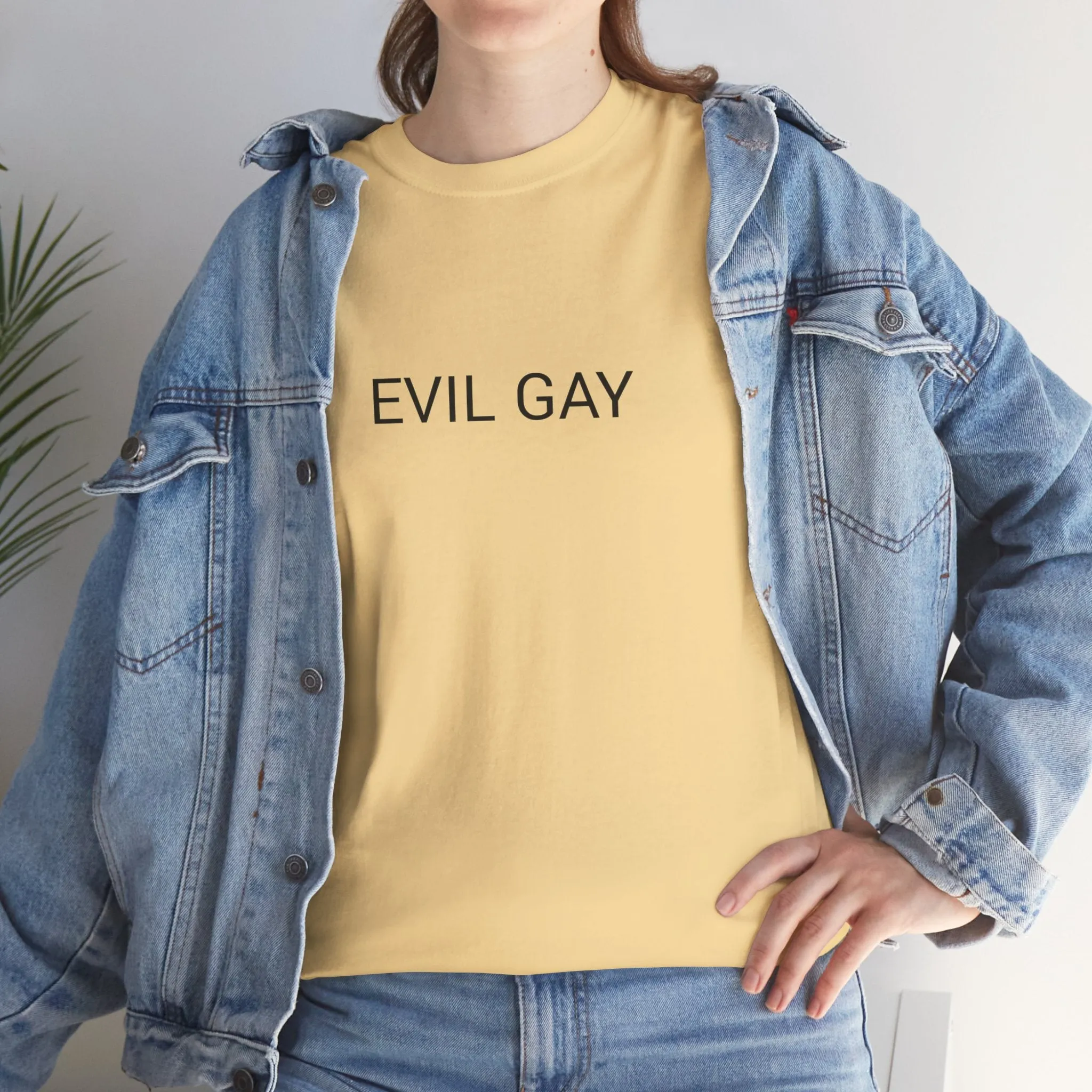 EVIL GAY TEE BY CULTUREEDIT AVAILABLE IN 13 COLORS