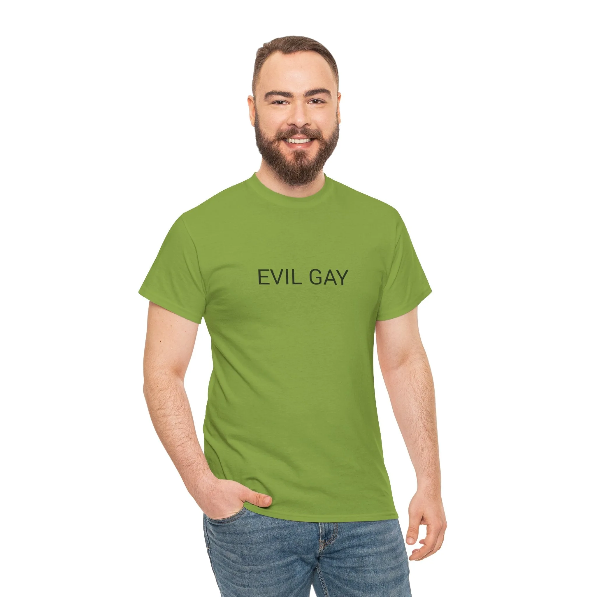 EVIL GAY TEE BY CULTUREEDIT AVAILABLE IN 13 COLORS