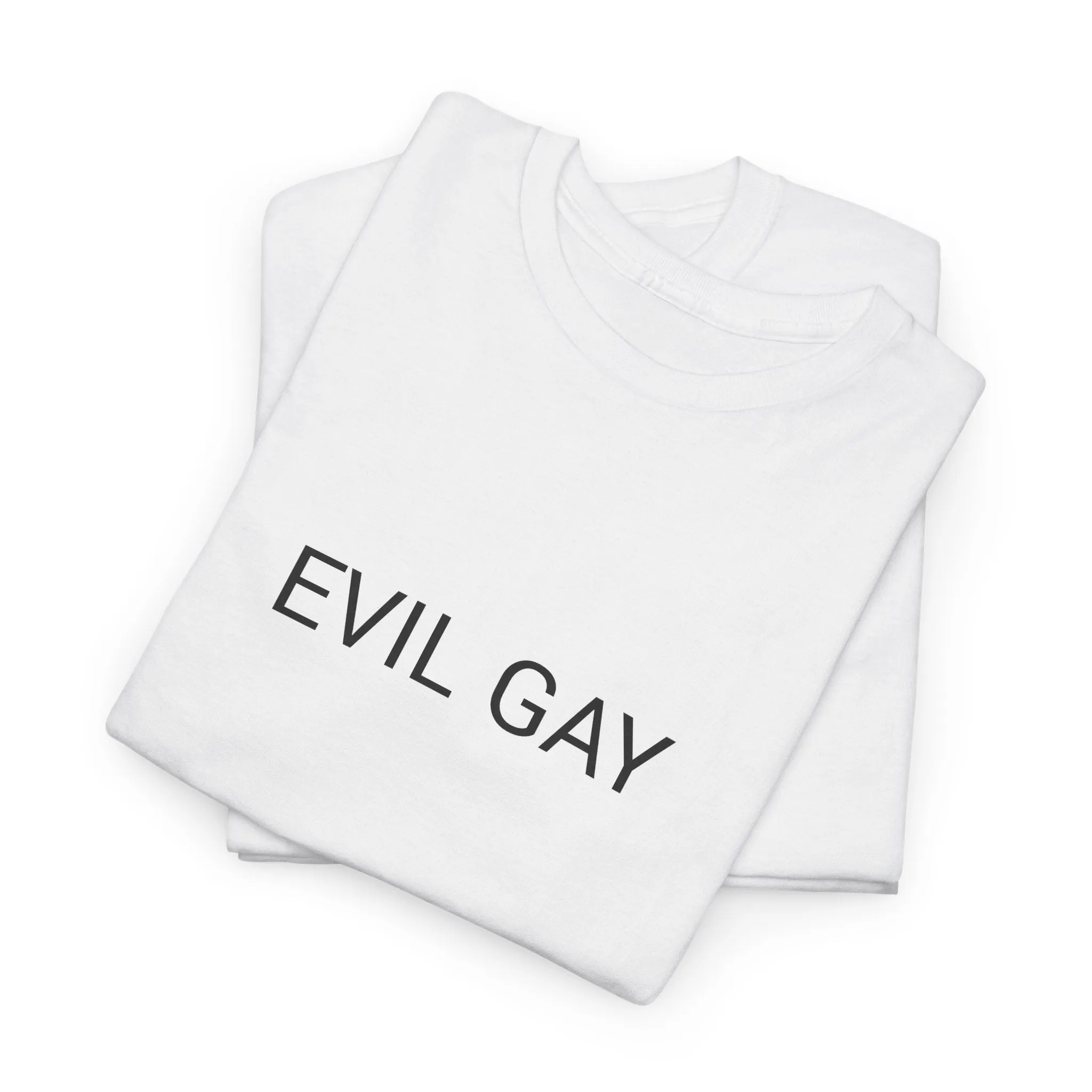 EVIL GAY TEE BY CULTUREEDIT AVAILABLE IN 13 COLORS