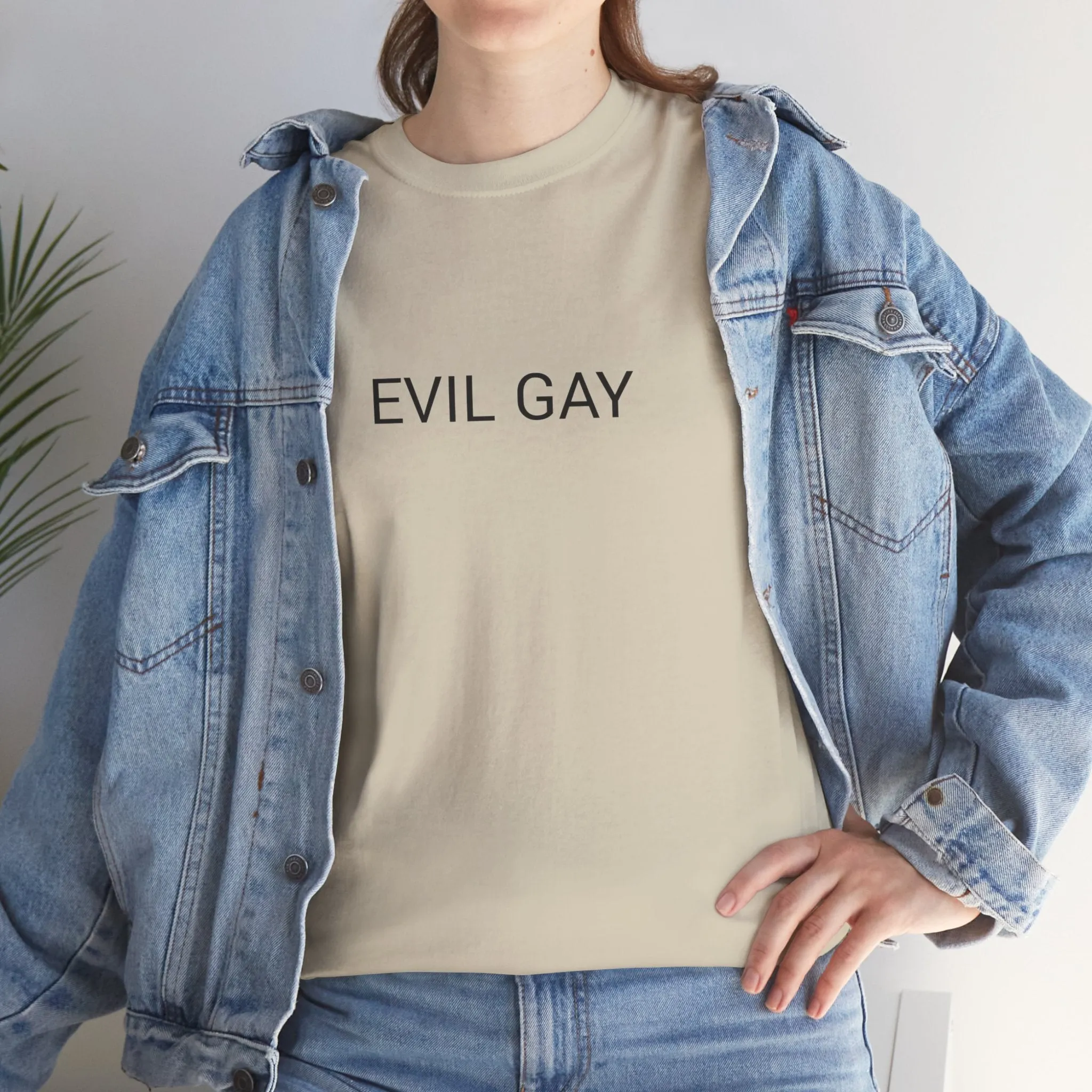 EVIL GAY TEE BY CULTUREEDIT AVAILABLE IN 13 COLORS