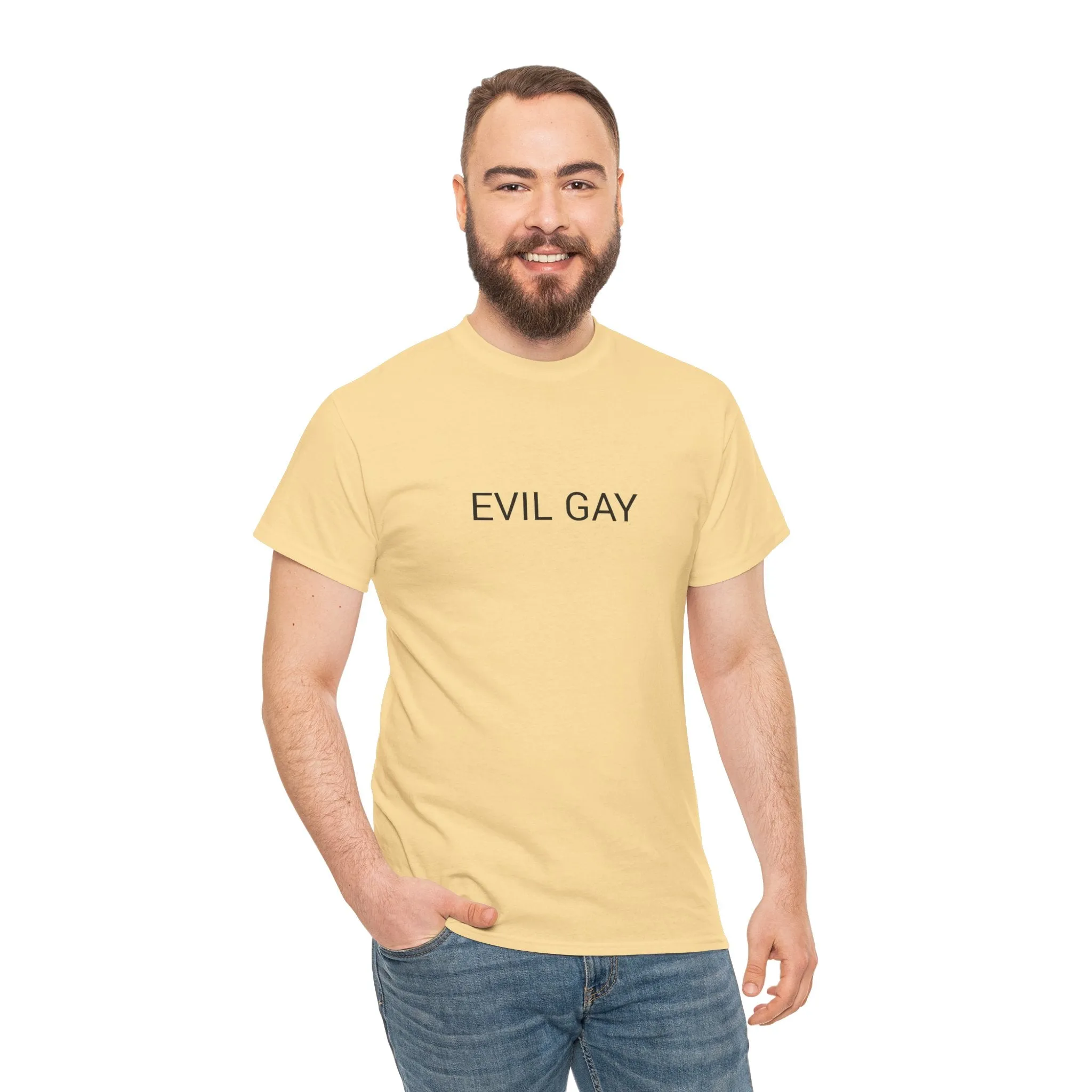 EVIL GAY TEE BY CULTUREEDIT AVAILABLE IN 13 COLORS