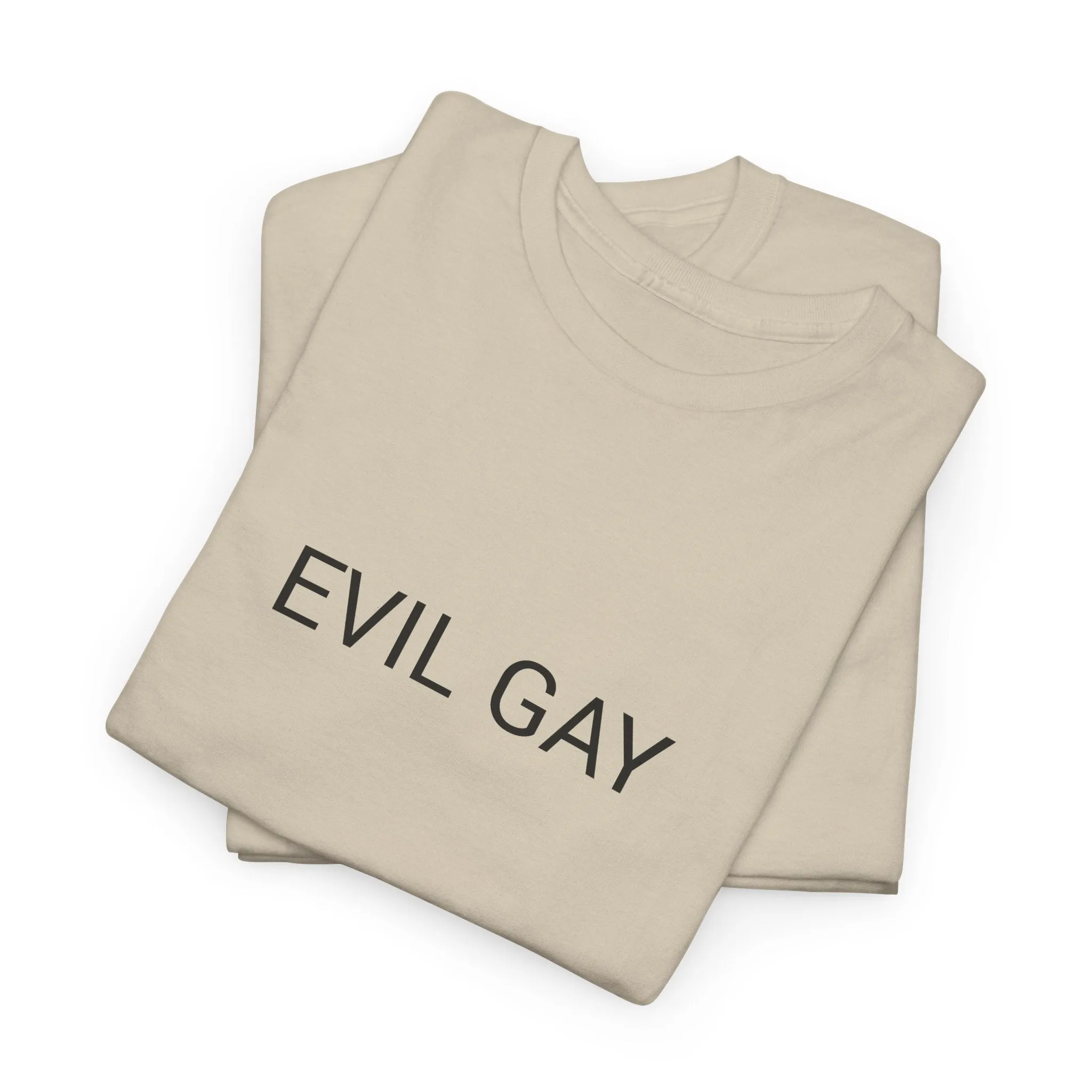 EVIL GAY TEE BY CULTUREEDIT AVAILABLE IN 13 COLORS