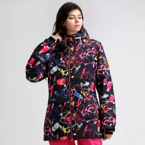 GSOU SNOW Winter Multi Color Snow Jacket