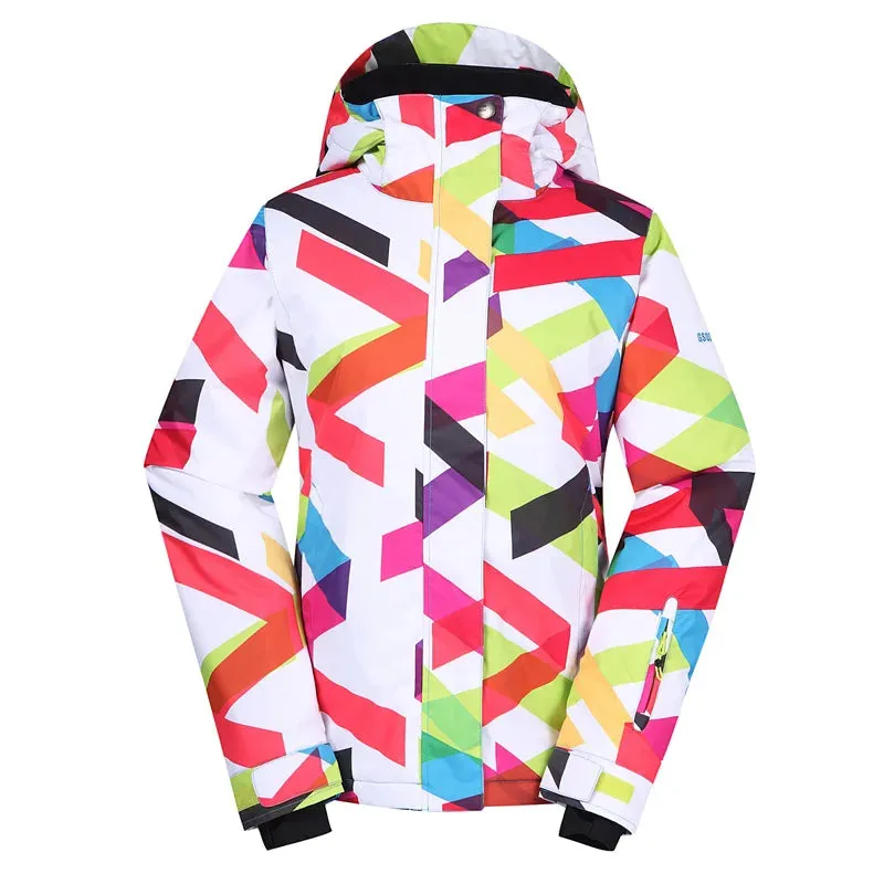 GSOU SNOW Winter Multi Color Snow Jacket