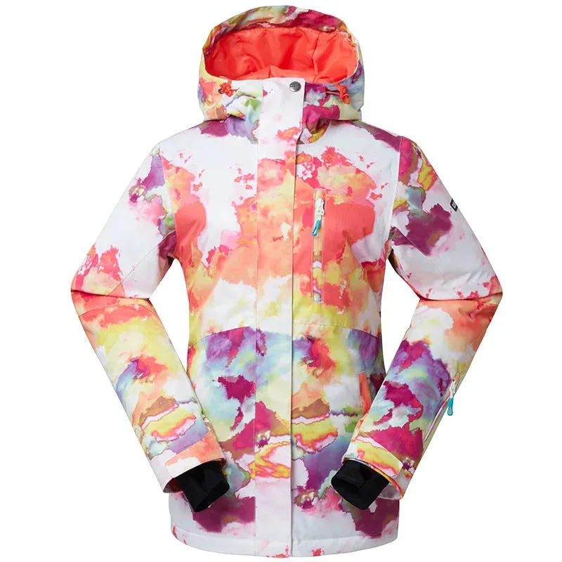 GSOU SNOW Winter Multi Color Snow Jacket