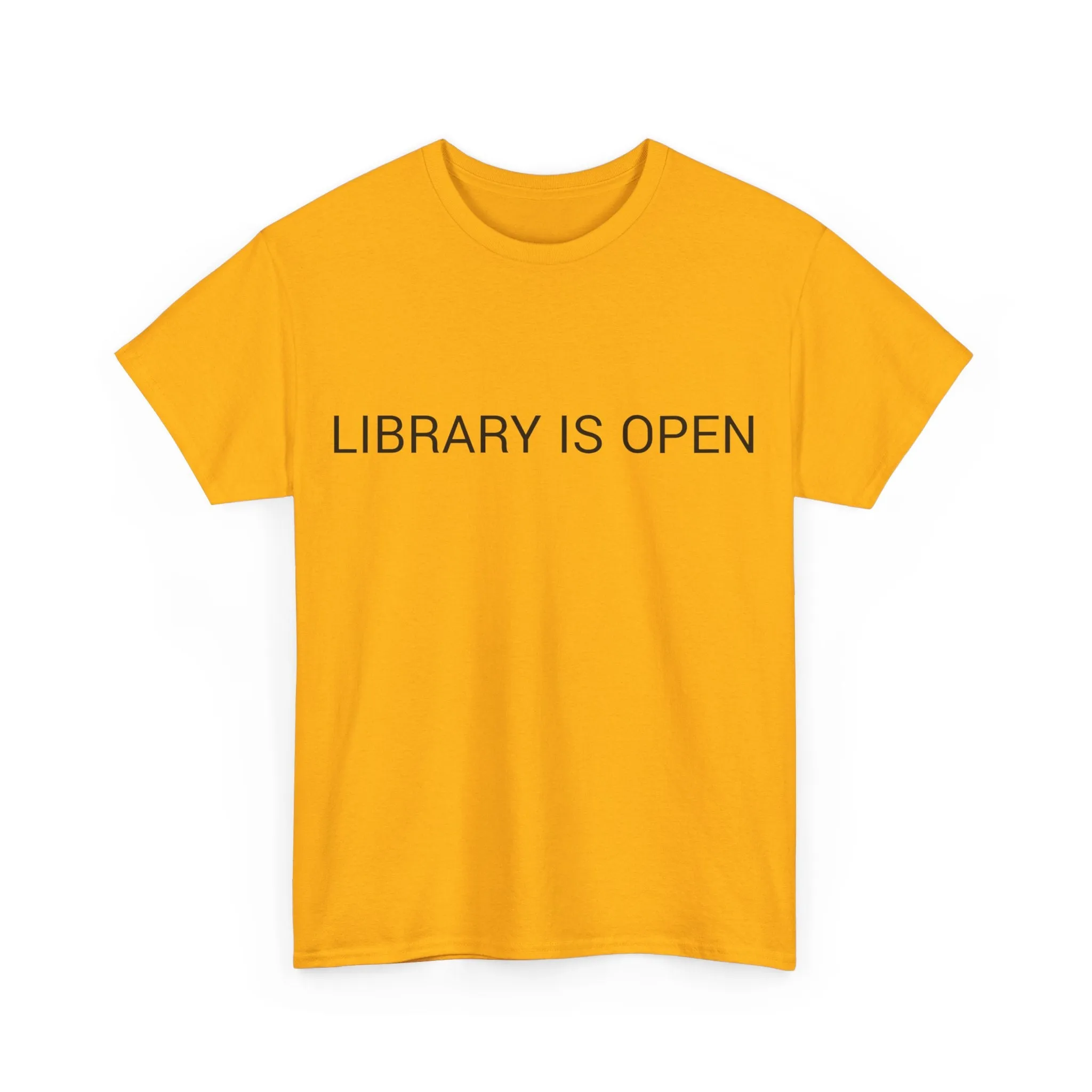 LIBRARY IS OPEN TEE BY CULTUREEDIT AVAILABLE IN 13 COLORS