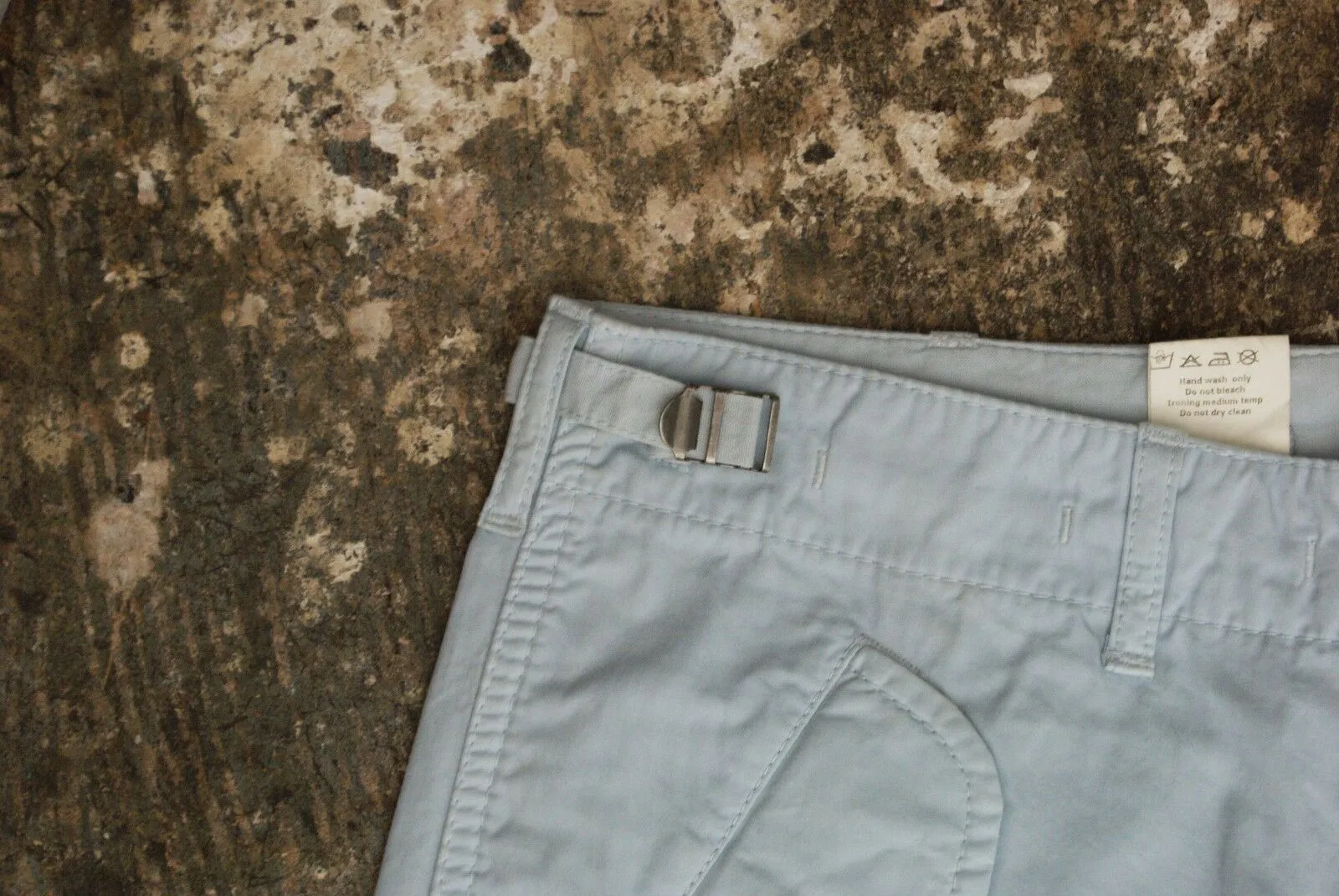 Light Blue Combat Style Trousers