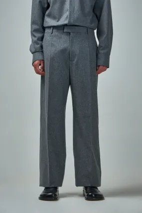 Light Wool Flannel Trousers