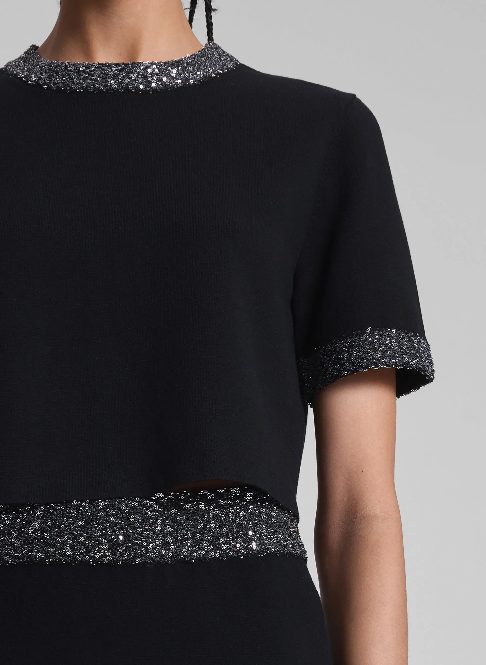 Maeve Sequin Embellished Top