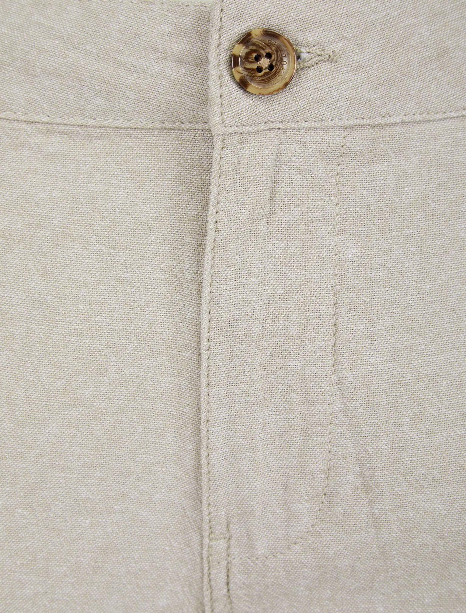 Maulua Cotton Linen Straight Leg Trousers in Nomad Sand - Tokyo Laundry