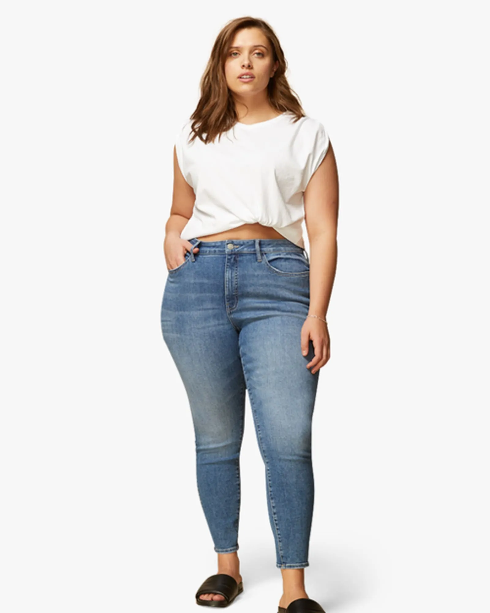 Maybelle Cropped Skinny Jeans | IRIS