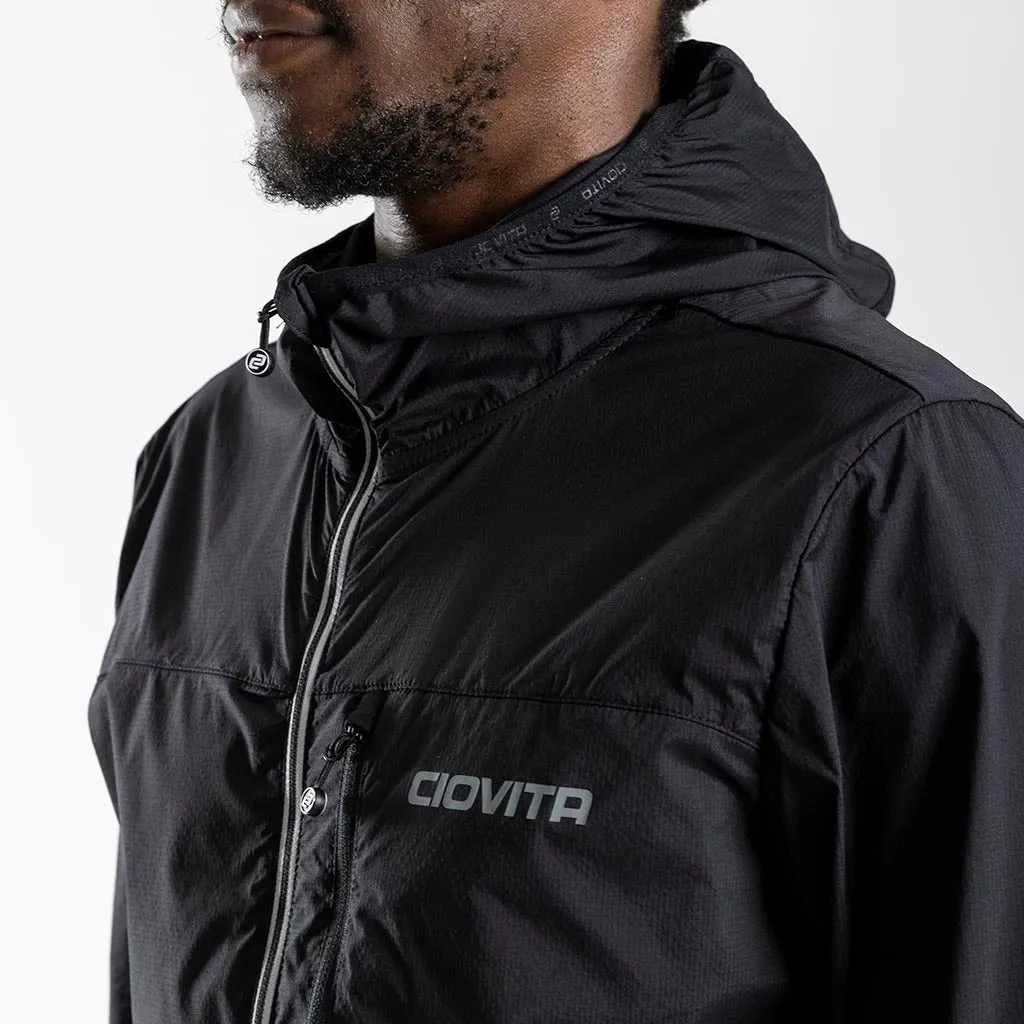 Men's Trovare Lightweight Gravel Jacket (Black)