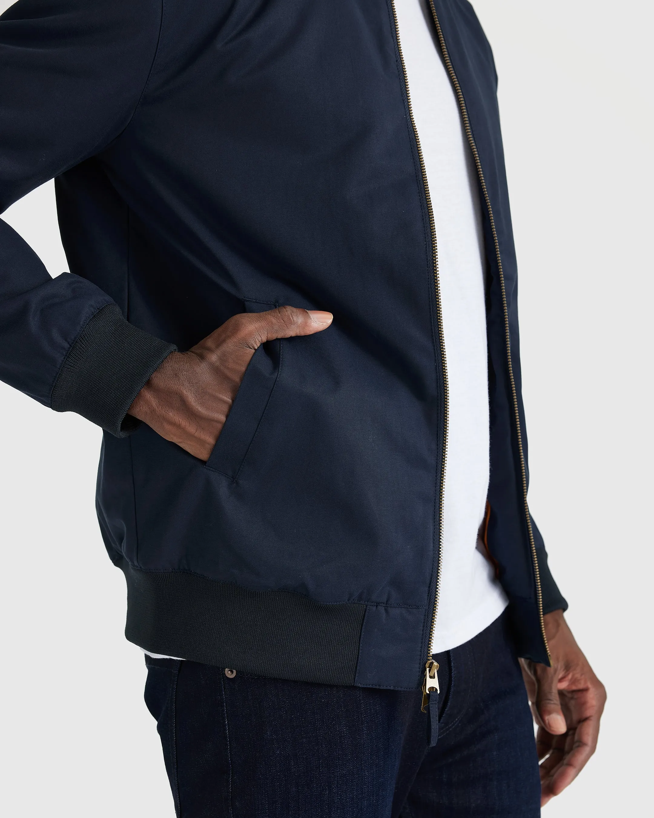 Navy Bomber Jacket