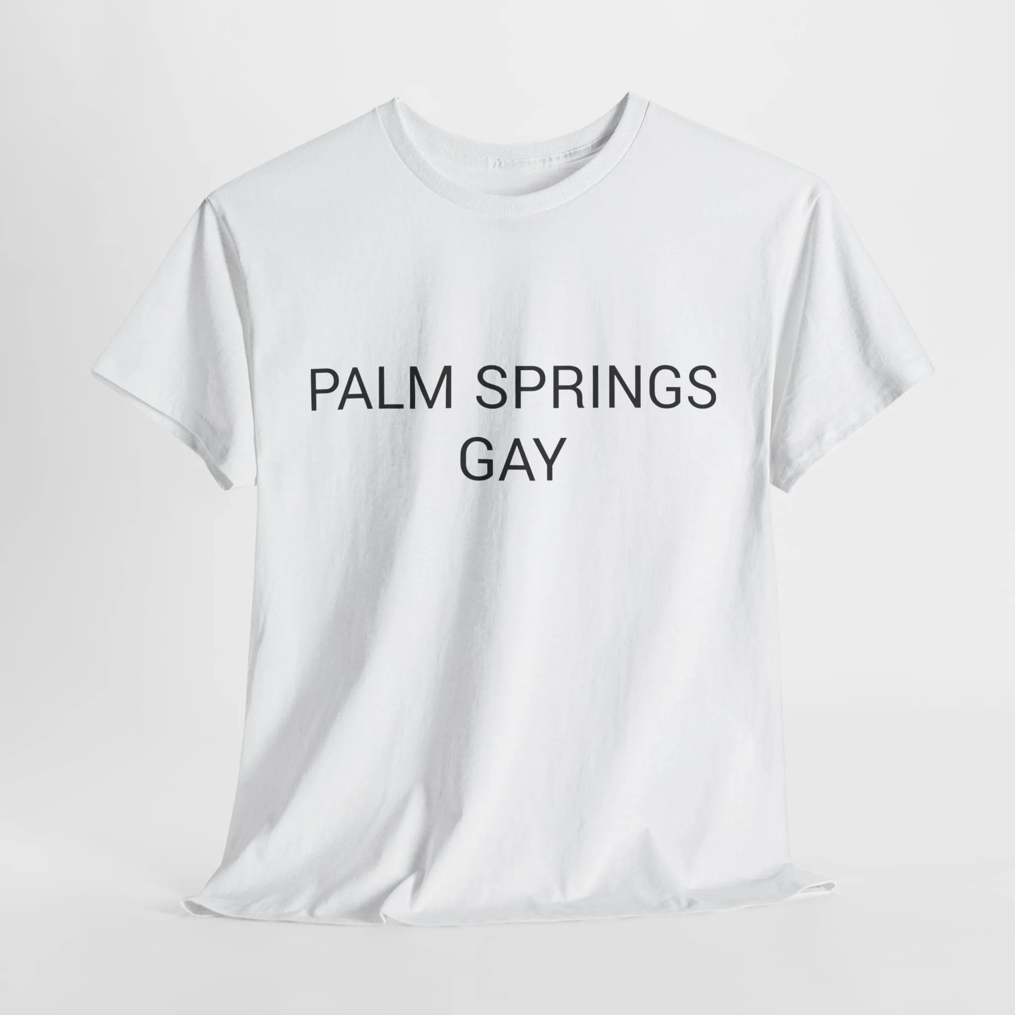 PALM SPRINGS GAY TEE BY CULTUREEDIT AVAILABLE IN 13 COLORS