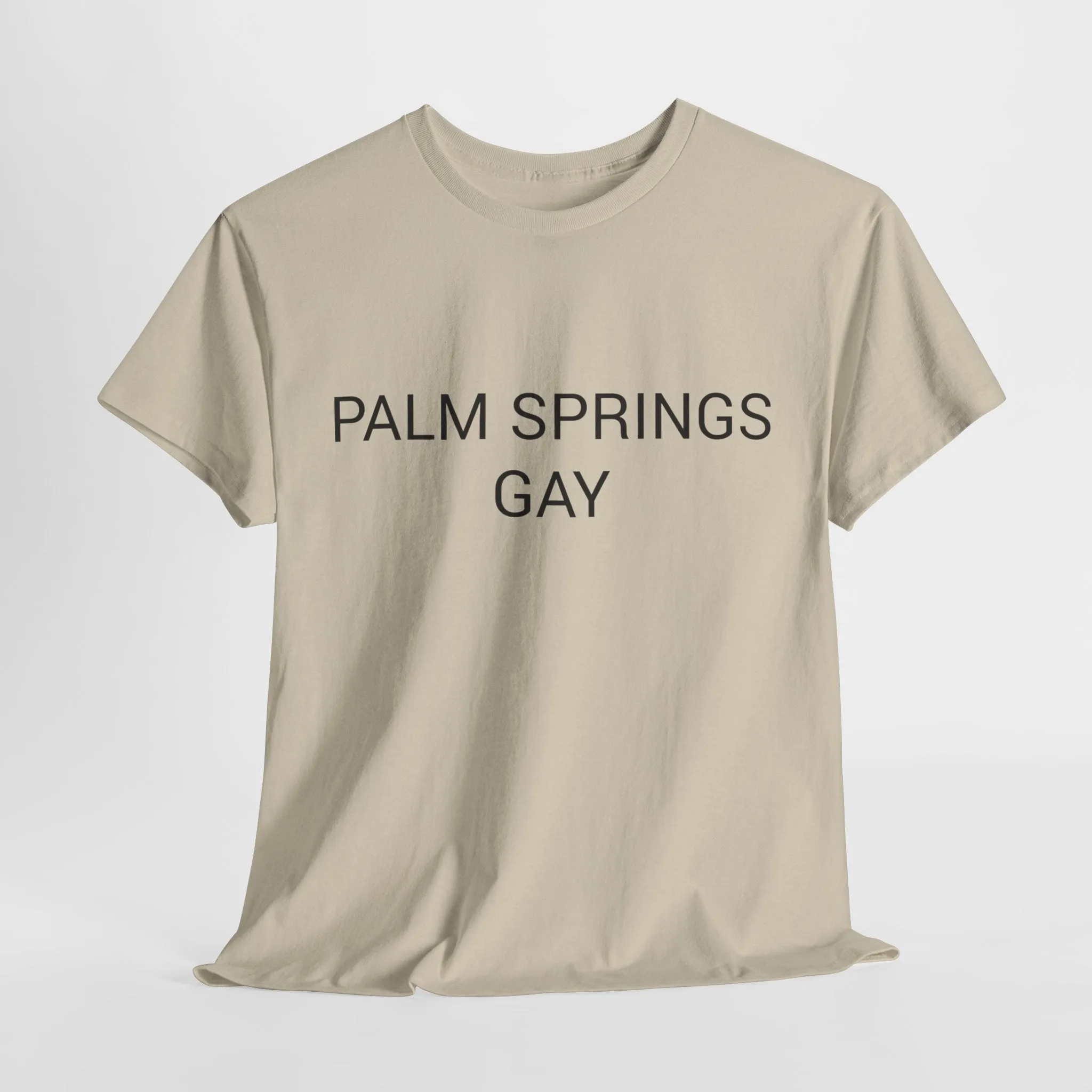 PALM SPRINGS GAY TEE BY CULTUREEDIT AVAILABLE IN 13 COLORS