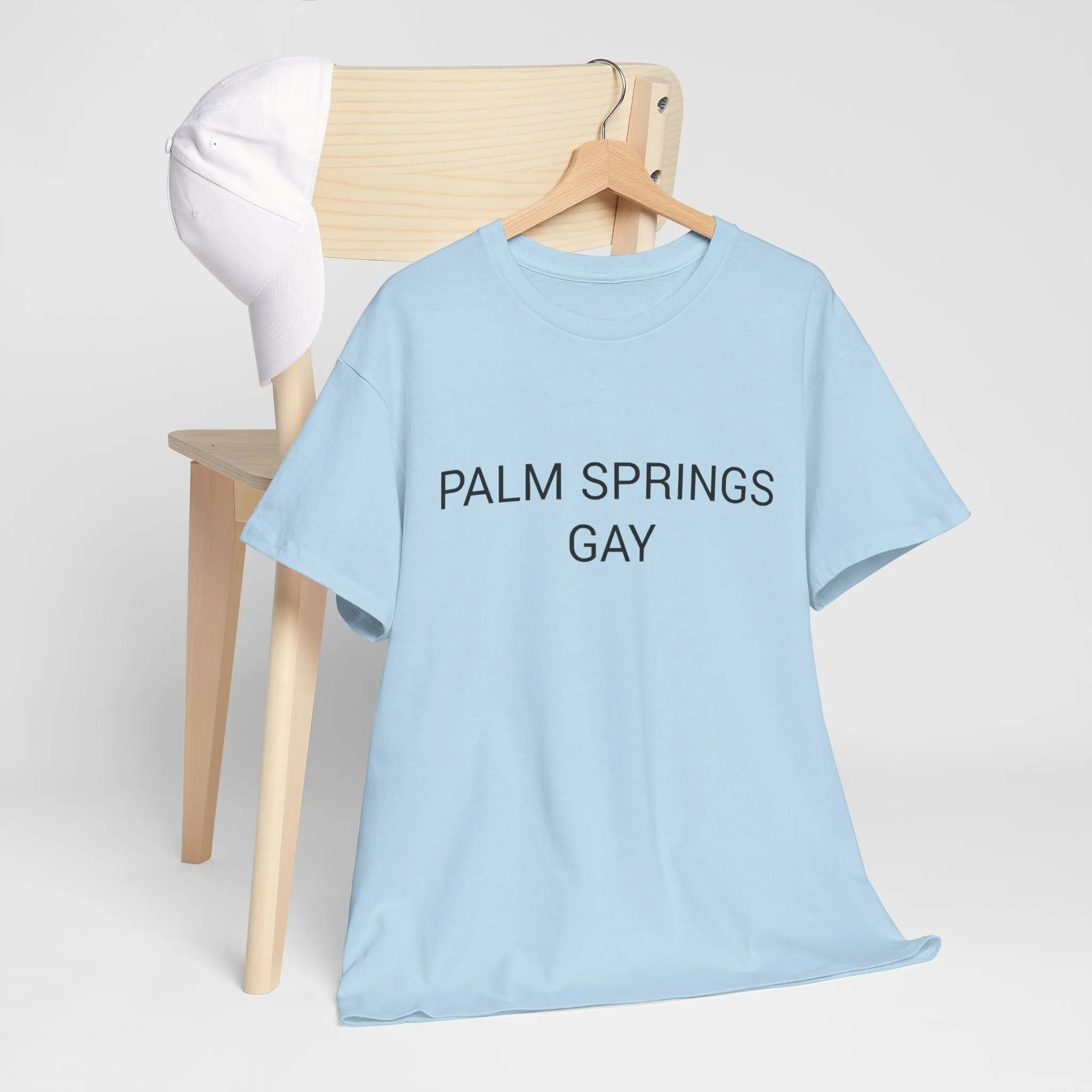 PALM SPRINGS GAY TEE BY CULTUREEDIT AVAILABLE IN 13 COLORS