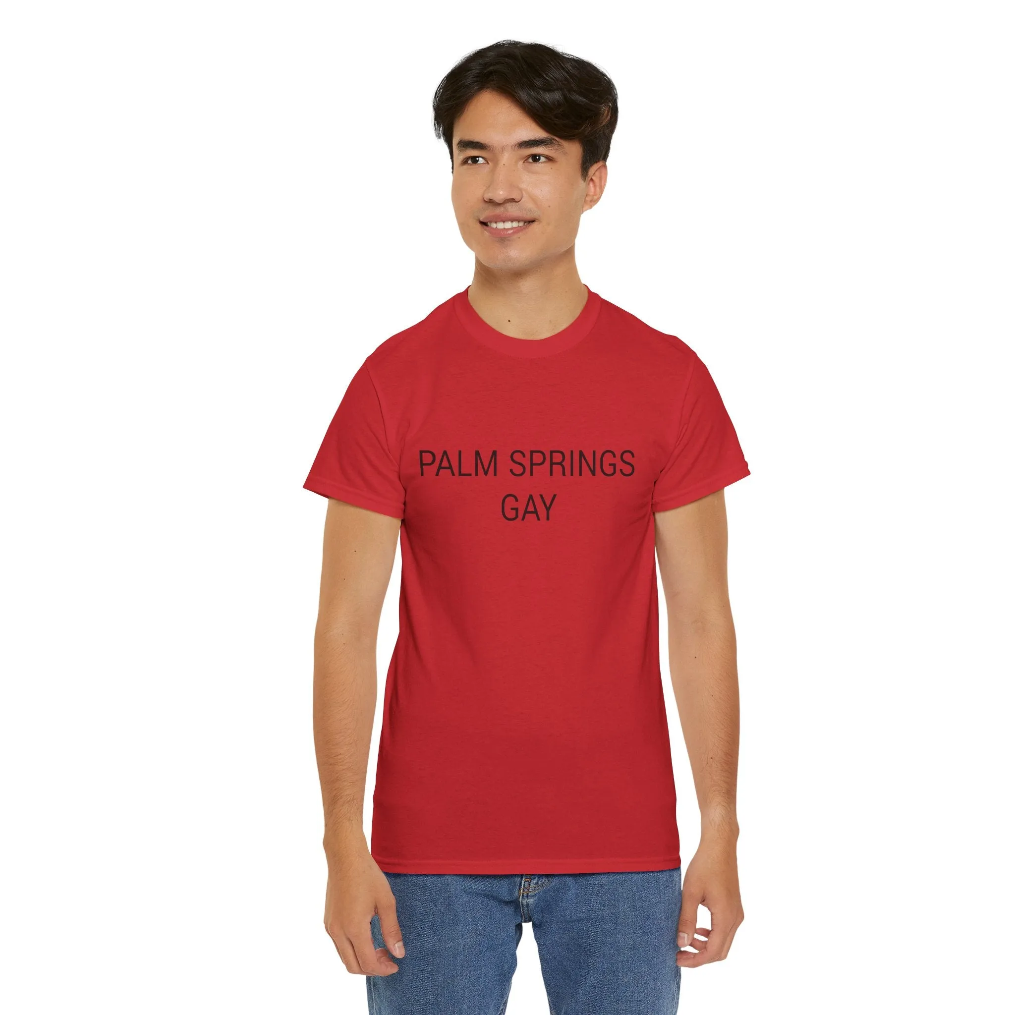 PALM SPRINGS GAY TEE BY CULTUREEDIT AVAILABLE IN 13 COLORS