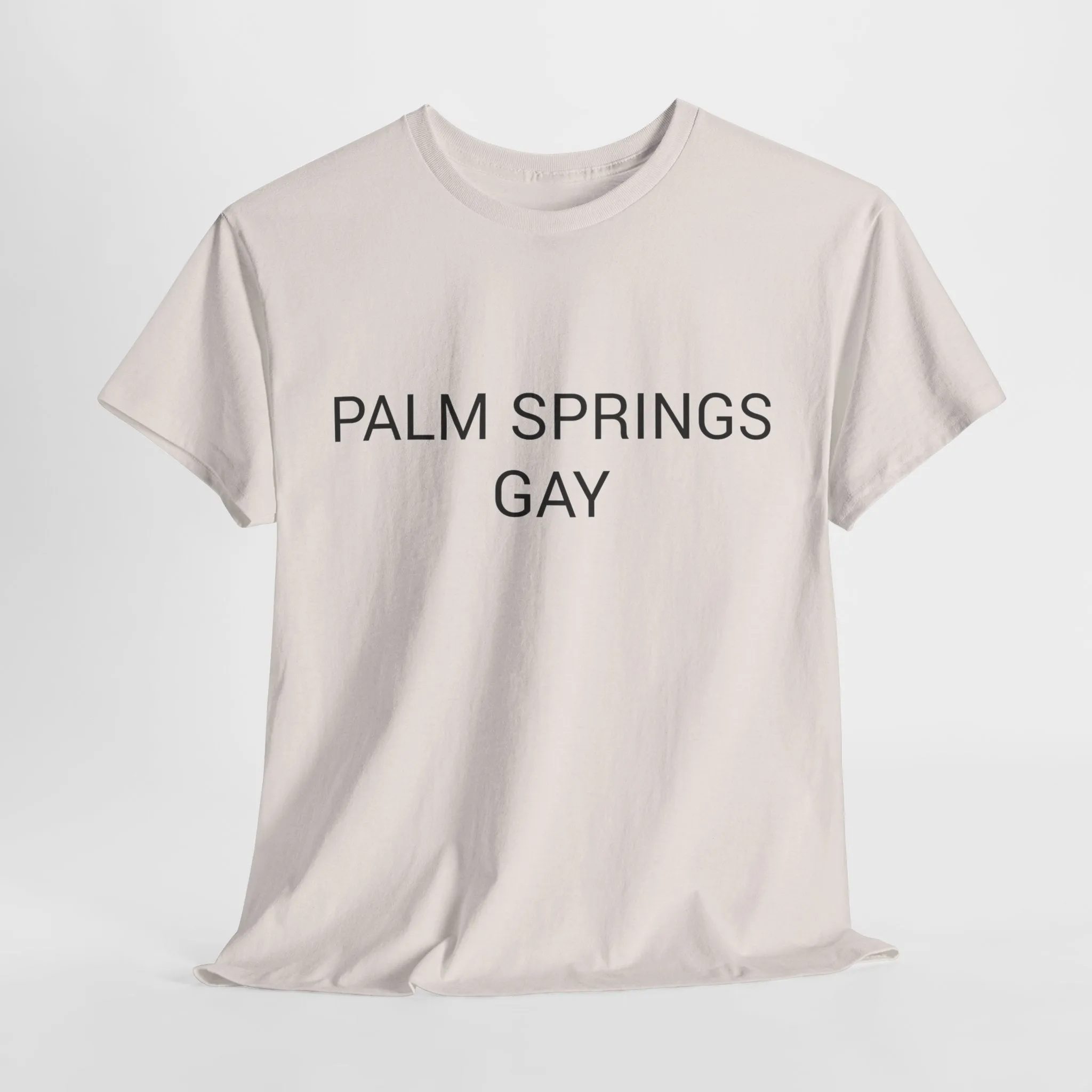 PALM SPRINGS GAY TEE BY CULTUREEDIT AVAILABLE IN 13 COLORS