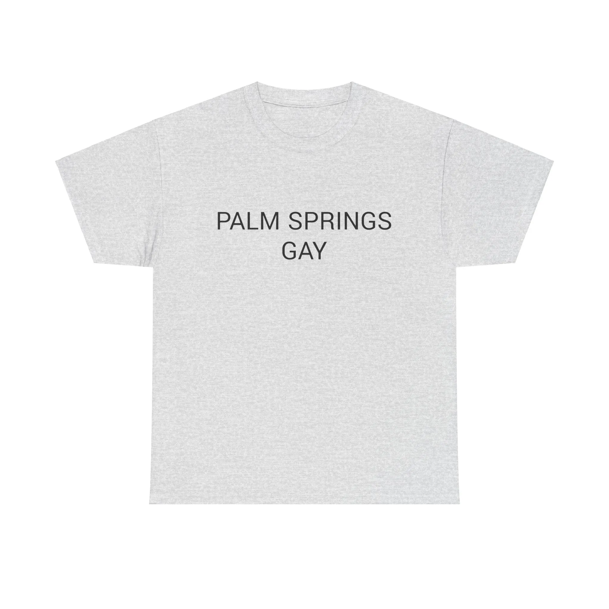 PALM SPRINGS GAY TEE BY CULTUREEDIT AVAILABLE IN 13 COLORS