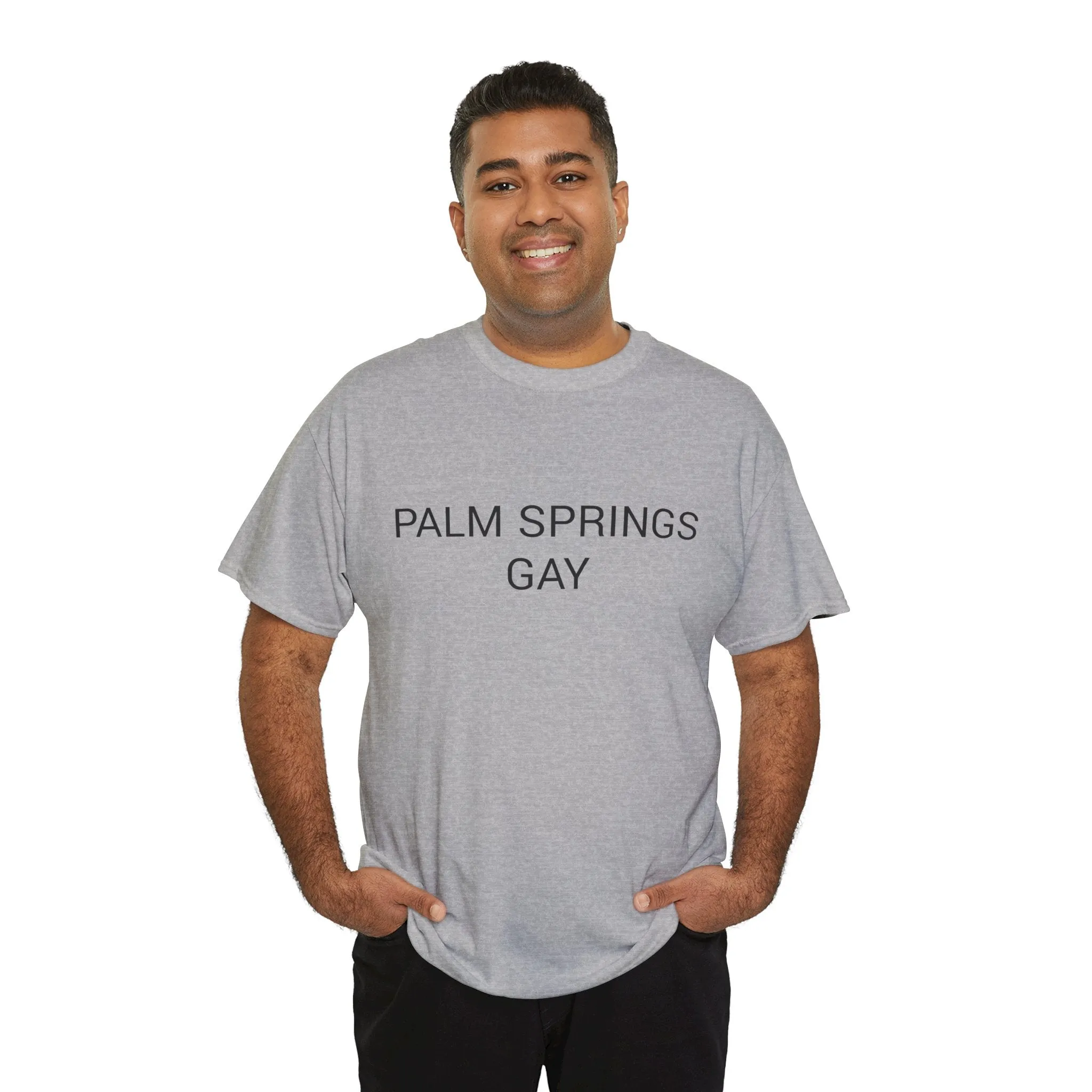 PALM SPRINGS GAY TEE BY CULTUREEDIT AVAILABLE IN 13 COLORS