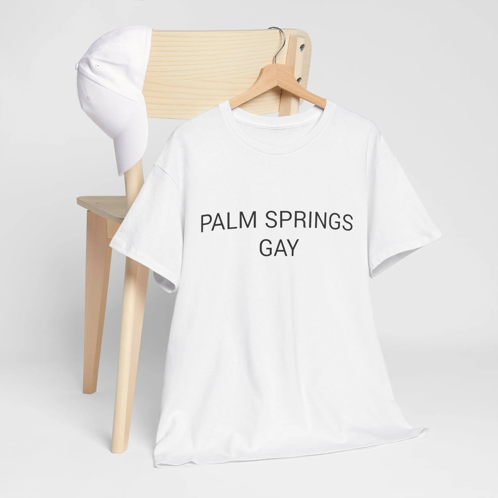 PALM SPRINGS GAY TEE BY CULTUREEDIT AVAILABLE IN 13 COLORS