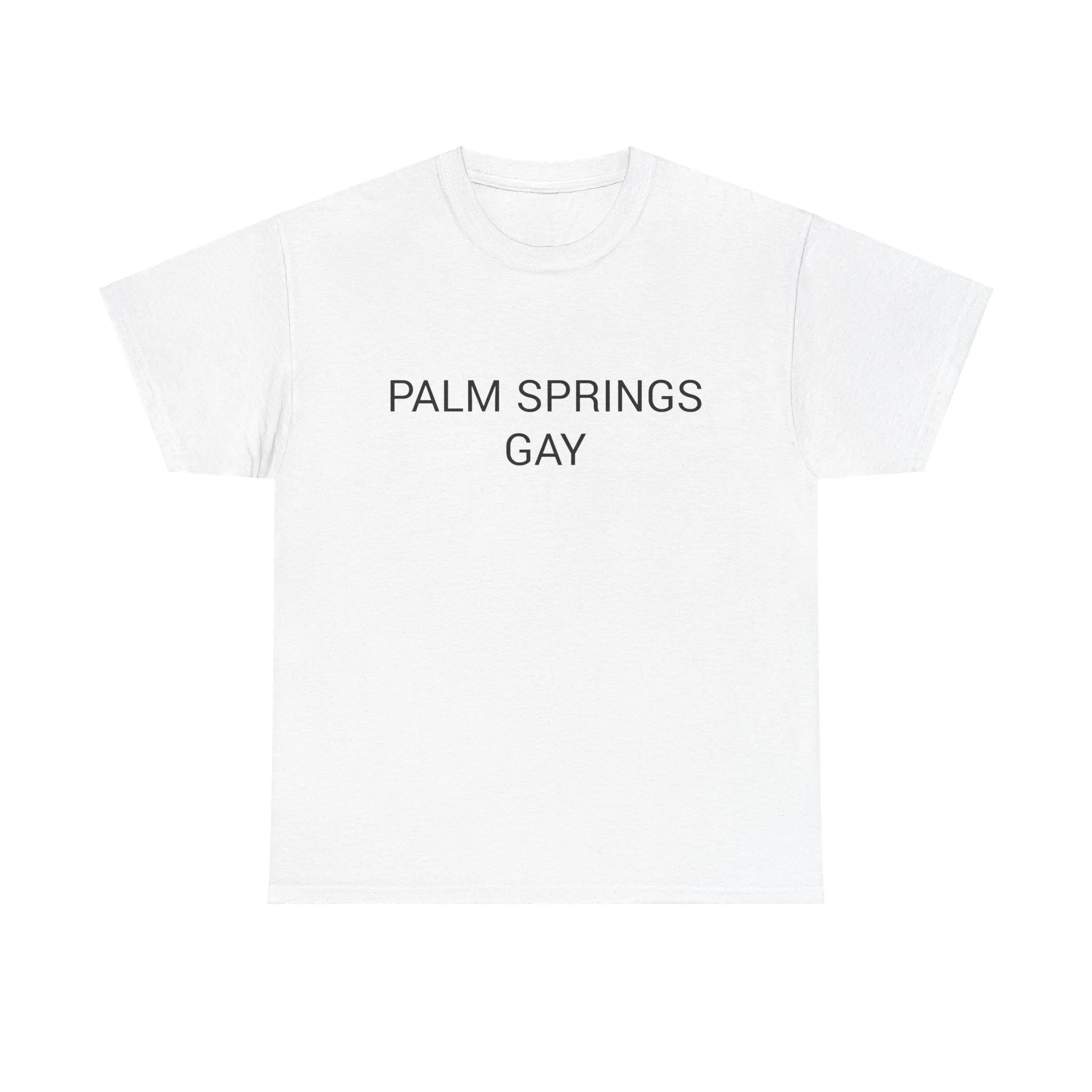 PALM SPRINGS GAY TEE BY CULTUREEDIT AVAILABLE IN 13 COLORS