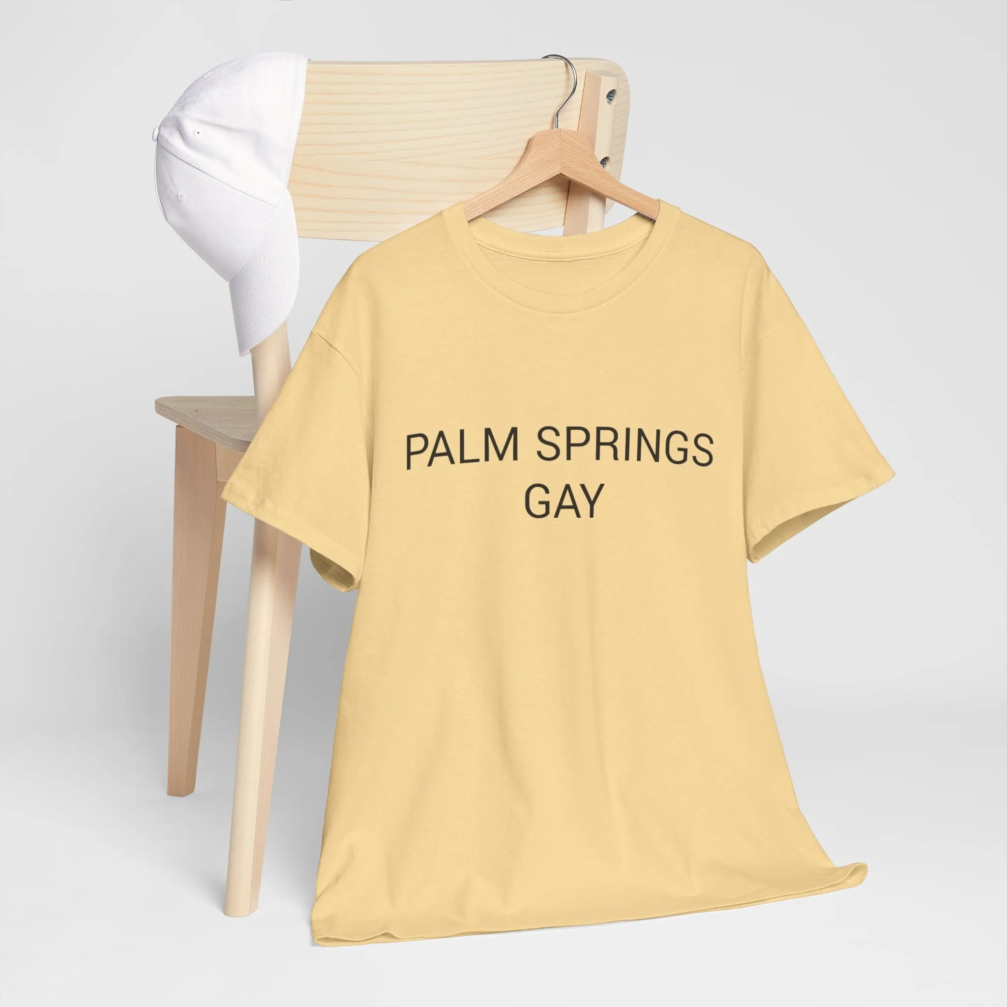 PALM SPRINGS GAY TEE BY CULTUREEDIT AVAILABLE IN 13 COLORS