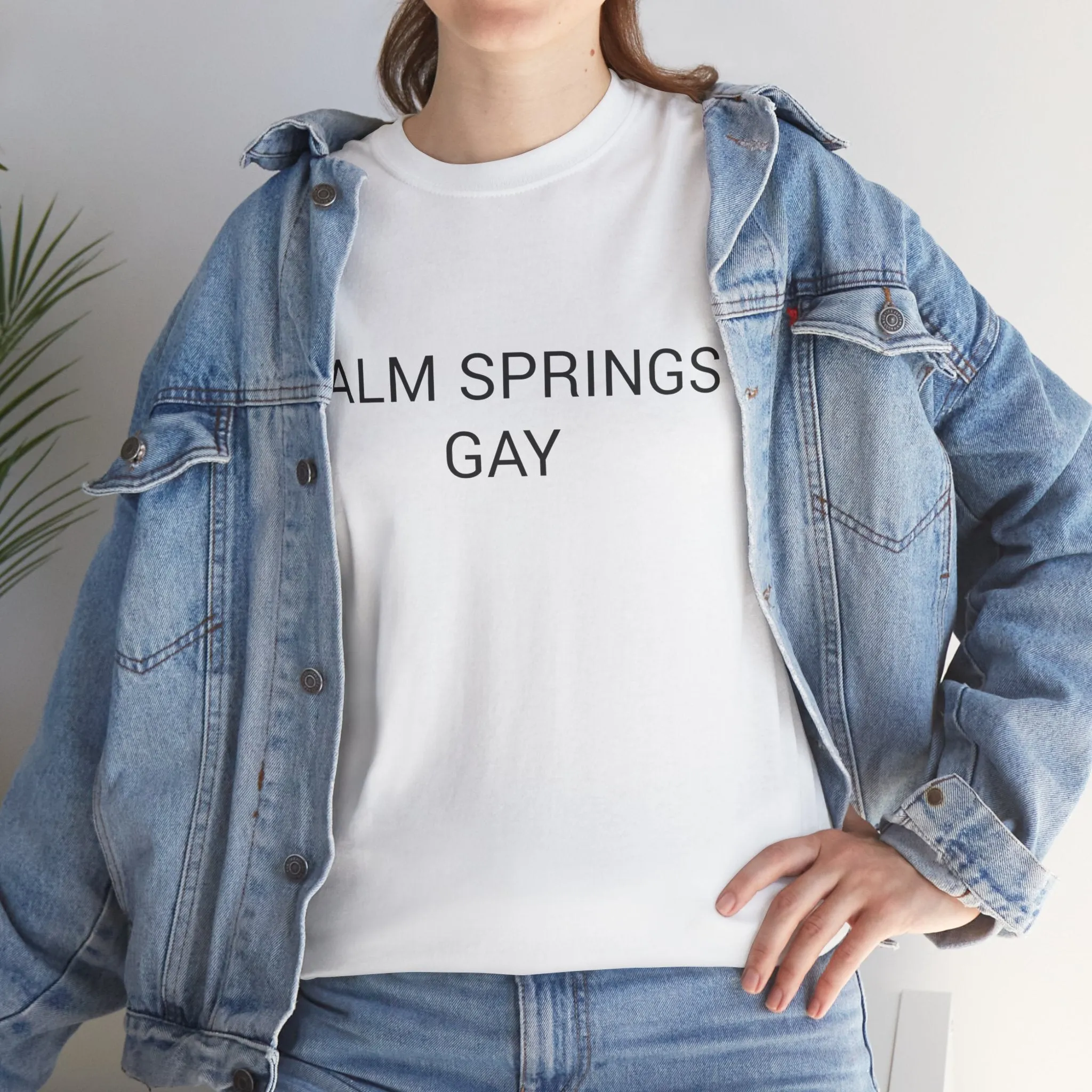 PALM SPRINGS GAY TEE BY CULTUREEDIT AVAILABLE IN 13 COLORS