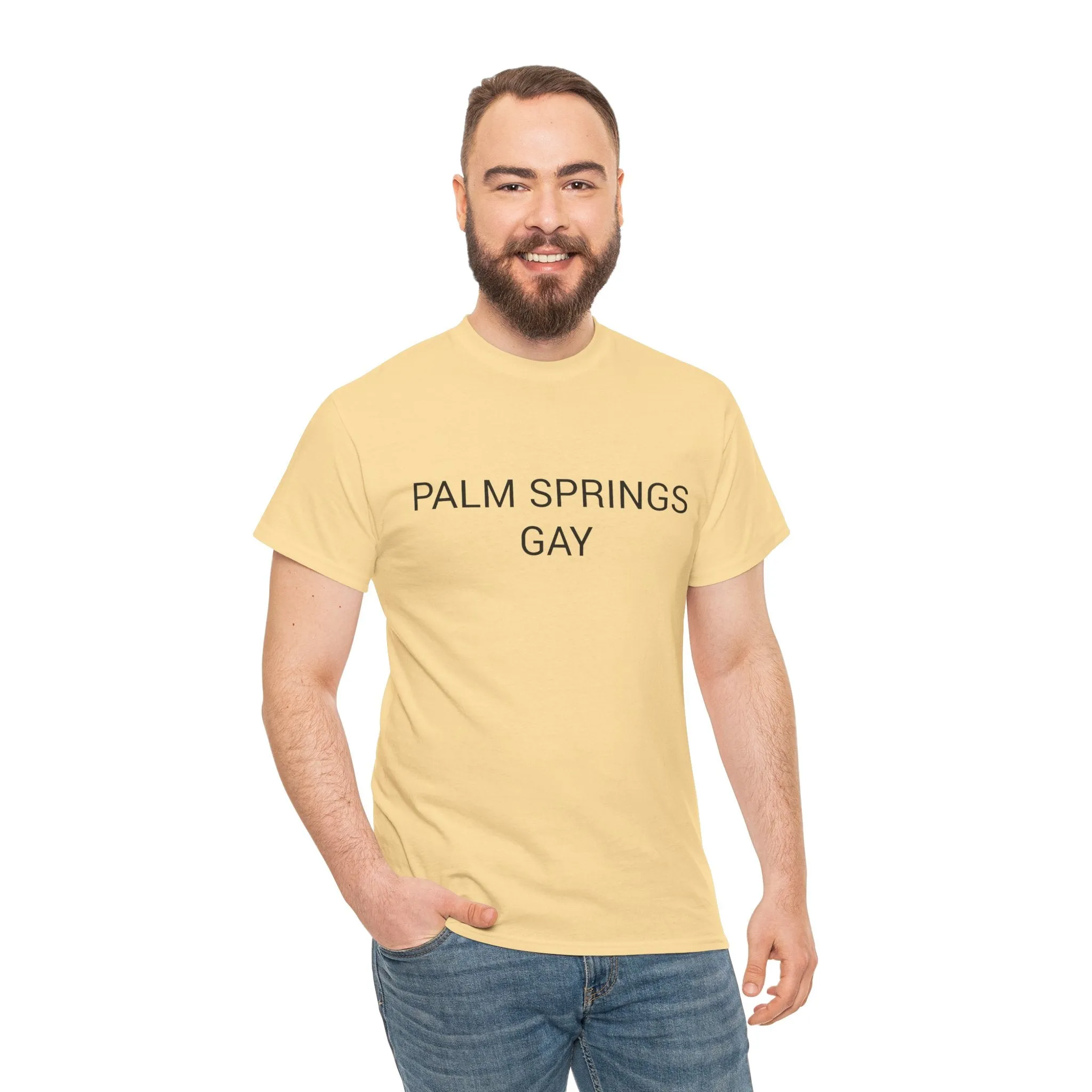 PALM SPRINGS GAY TEE BY CULTUREEDIT AVAILABLE IN 13 COLORS