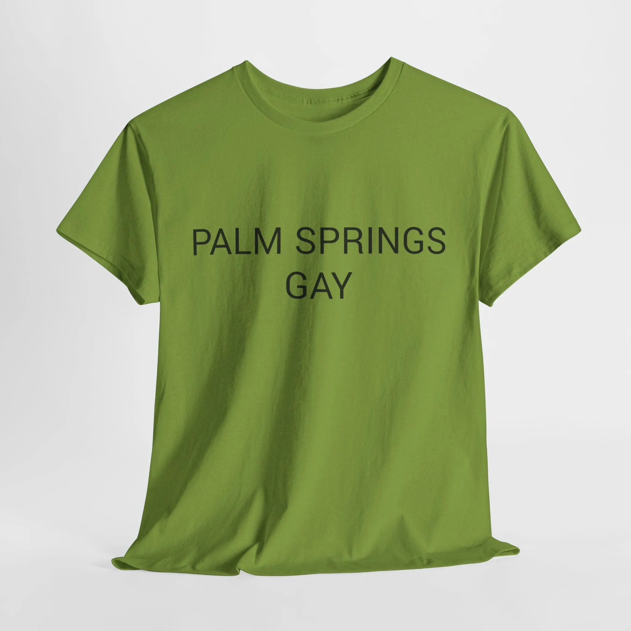 PALM SPRINGS GAY TEE BY CULTUREEDIT AVAILABLE IN 13 COLORS