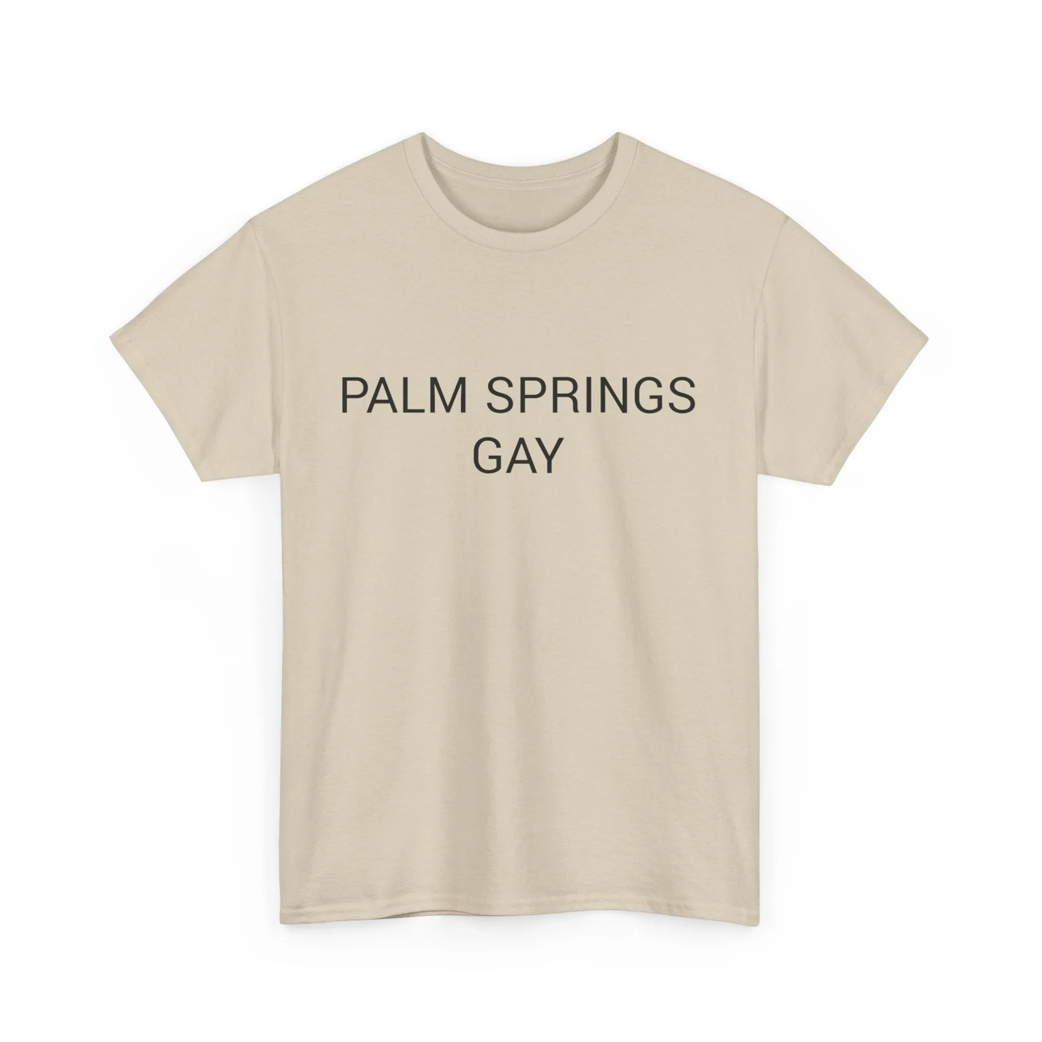 PALM SPRINGS GAY TEE BY CULTUREEDIT AVAILABLE IN 13 COLORS