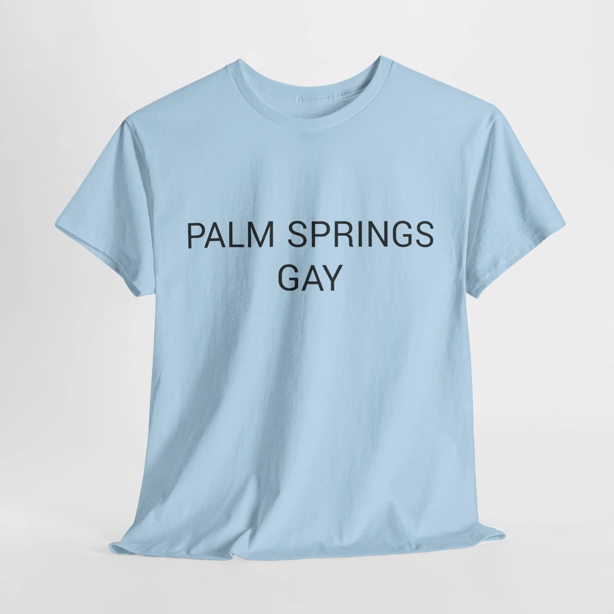 PALM SPRINGS GAY TEE BY CULTUREEDIT AVAILABLE IN 13 COLORS