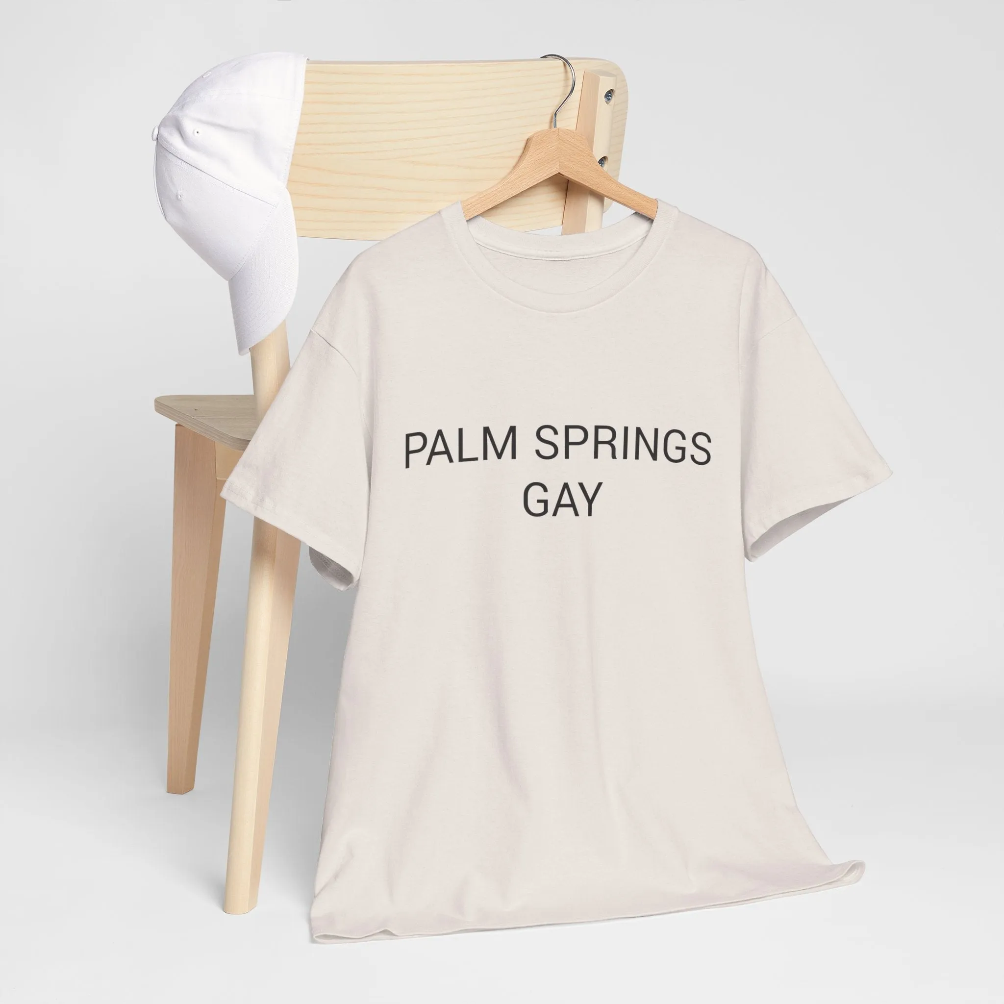 PALM SPRINGS GAY TEE BY CULTUREEDIT AVAILABLE IN 13 COLORS