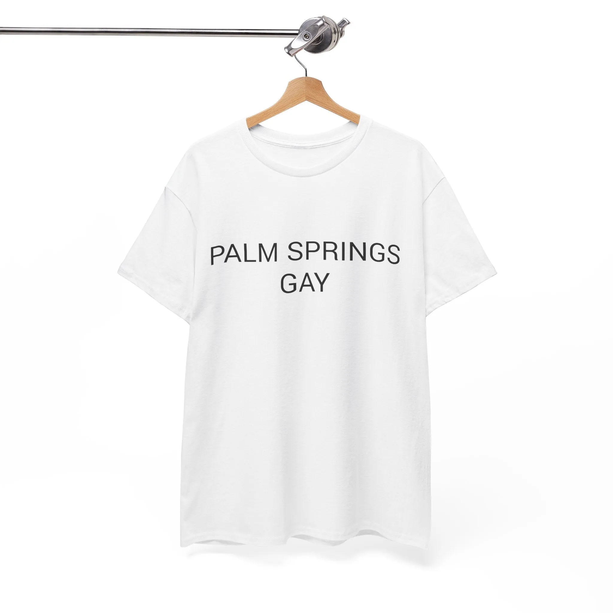 PALM SPRINGS GAY TEE BY CULTUREEDIT AVAILABLE IN 13 COLORS