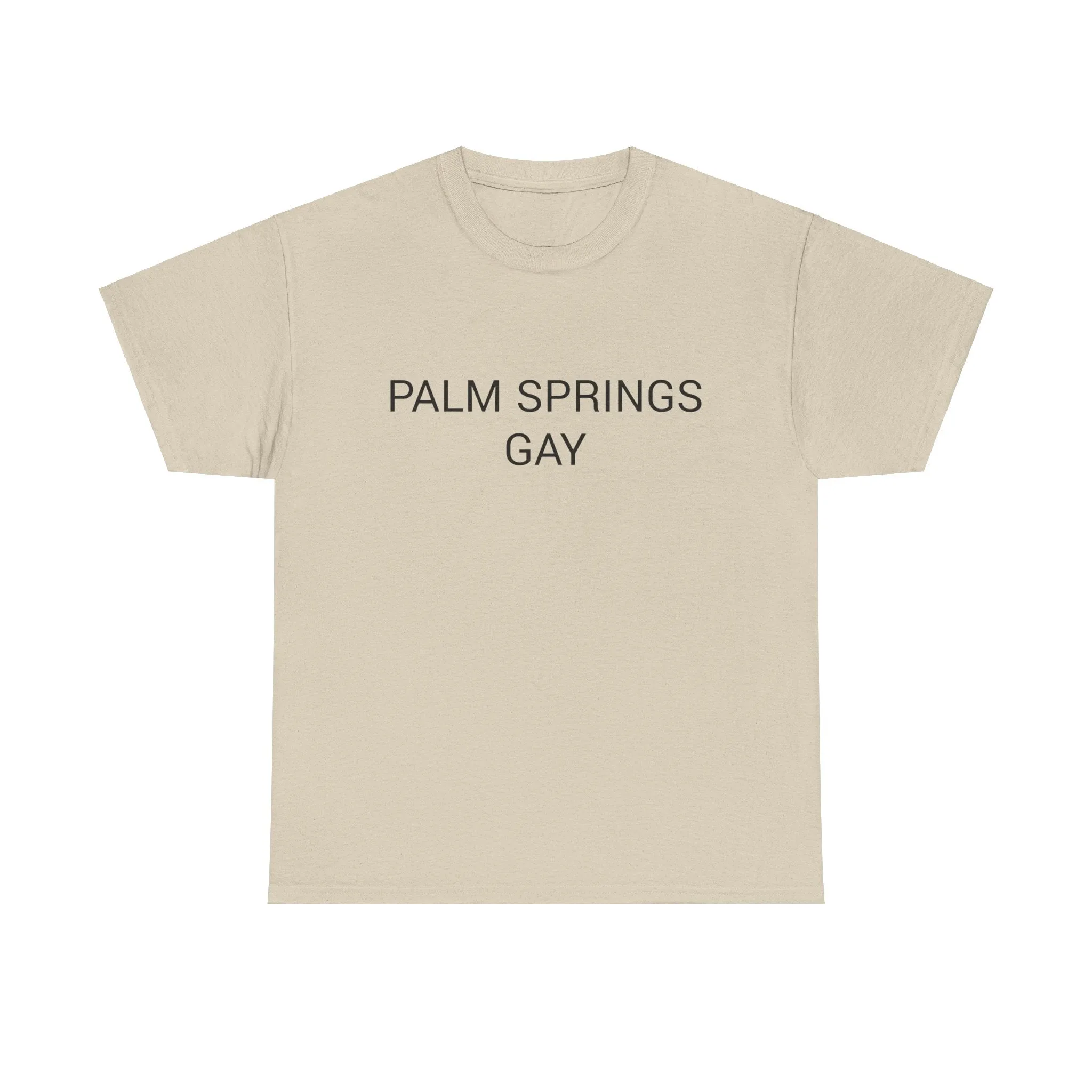 PALM SPRINGS GAY TEE BY CULTUREEDIT AVAILABLE IN 13 COLORS