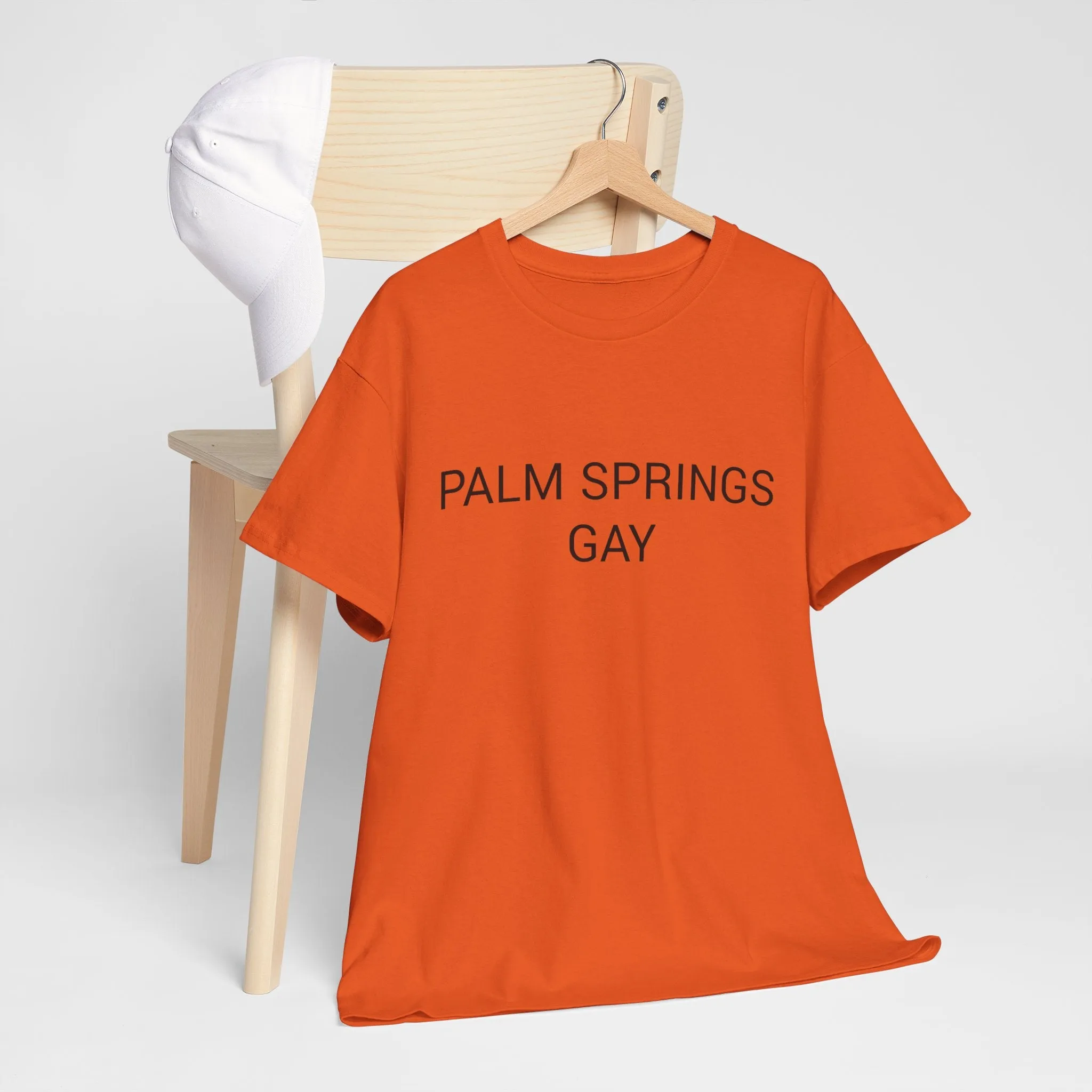 PALM SPRINGS GAY TEE BY CULTUREEDIT AVAILABLE IN 13 COLORS