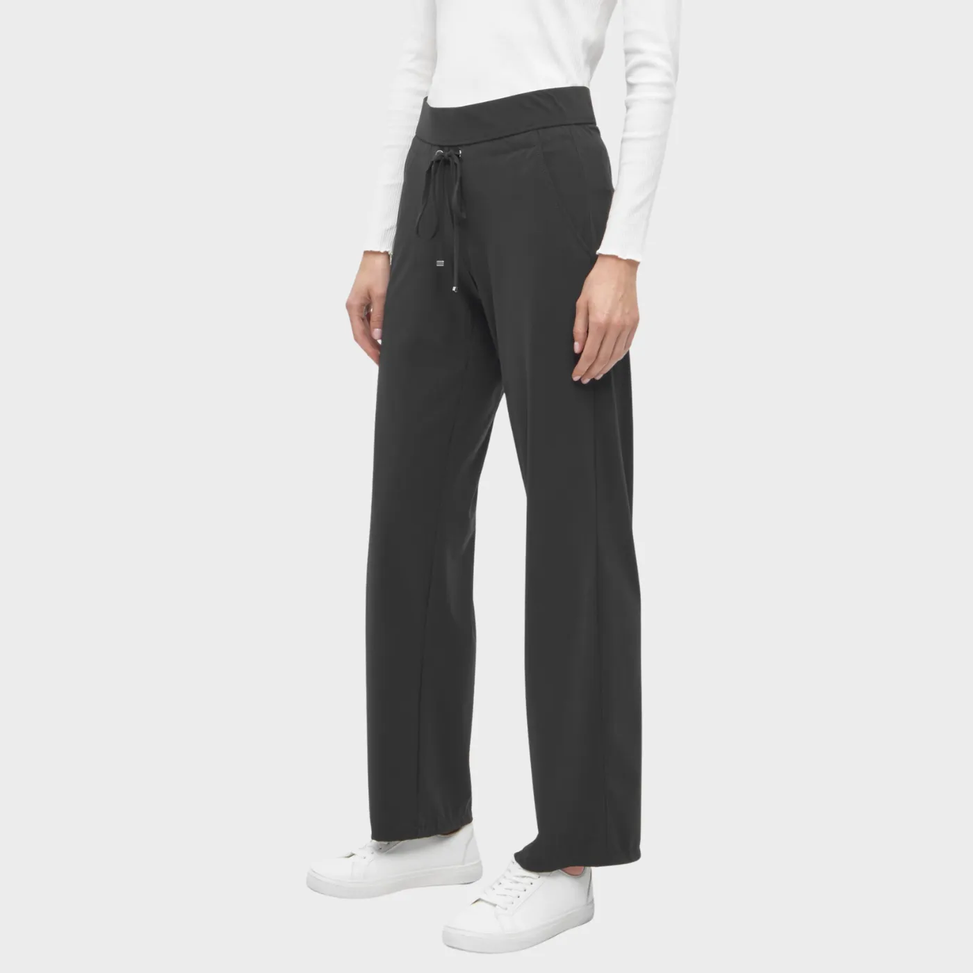 Raffaello Rossi Straight Leg Trousers | Black