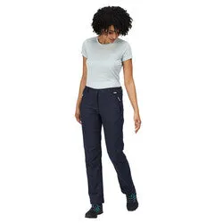 Regatta Ladies Geo II Softshell Walking Trousers | Navy