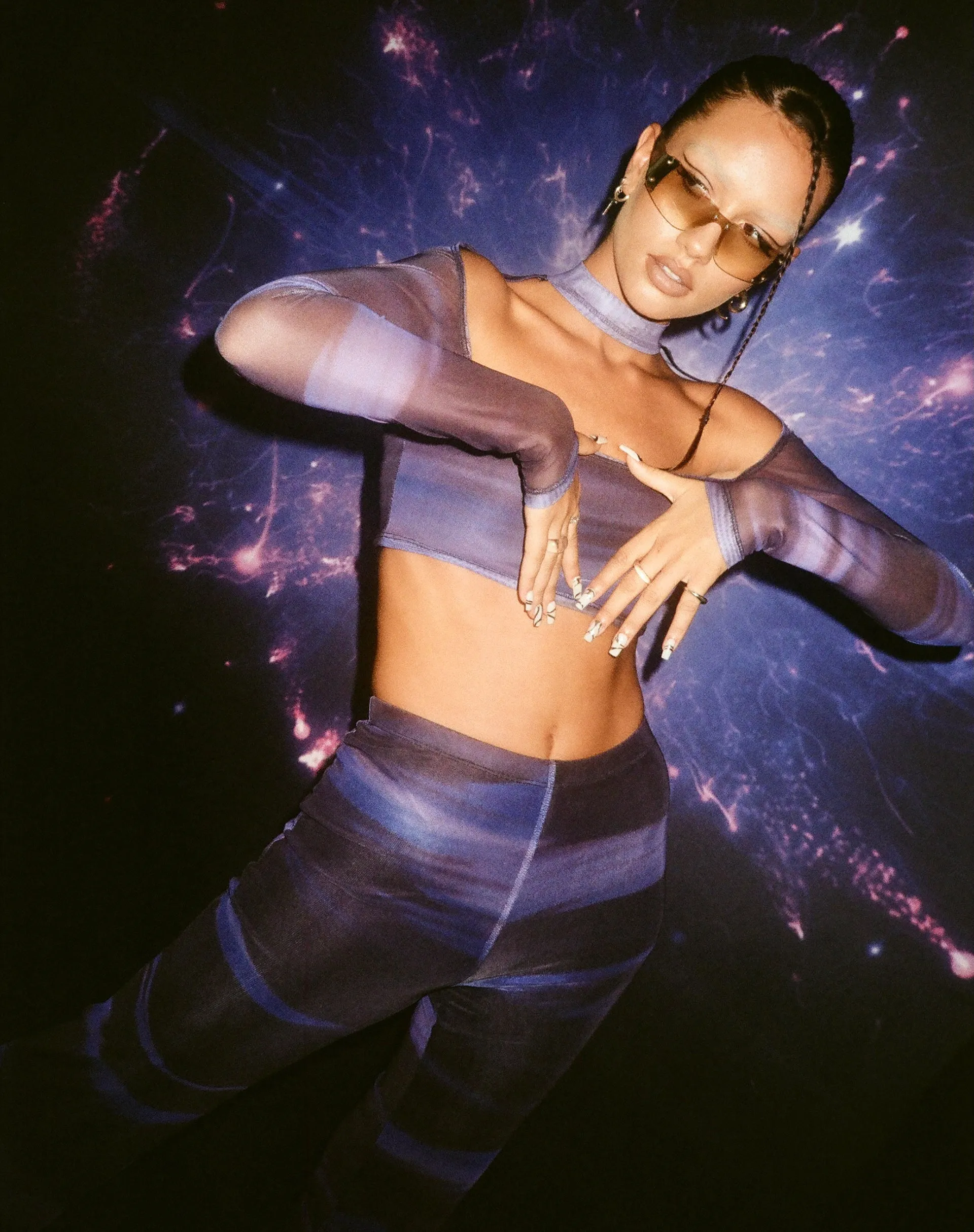 Ribus Crop Top in Cosmic Melt